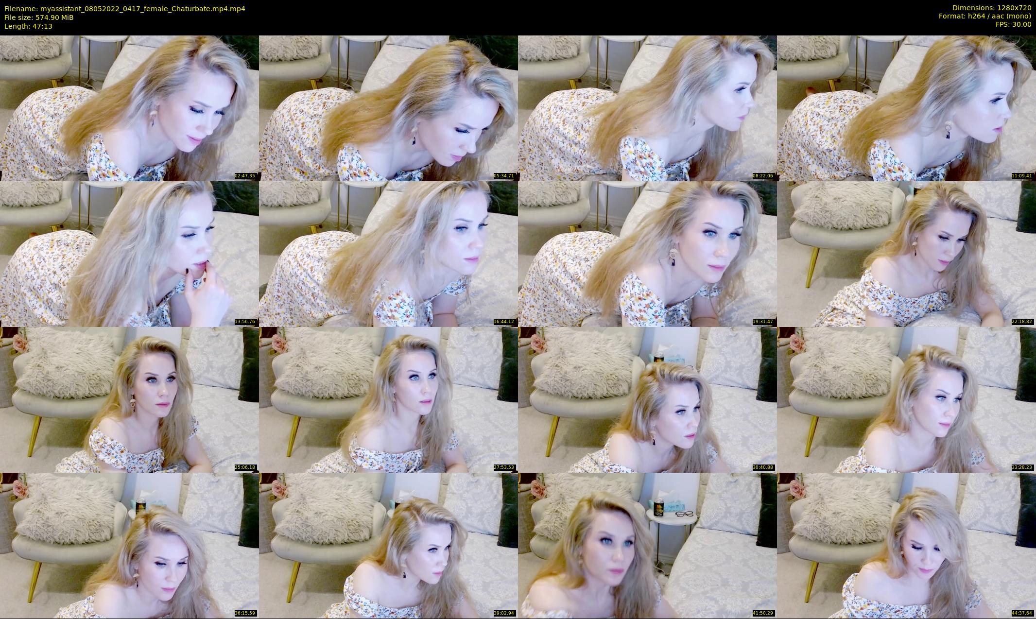 myassistant — 48 minute Chaturbate female cam show recording, 720p, May 8, 2022