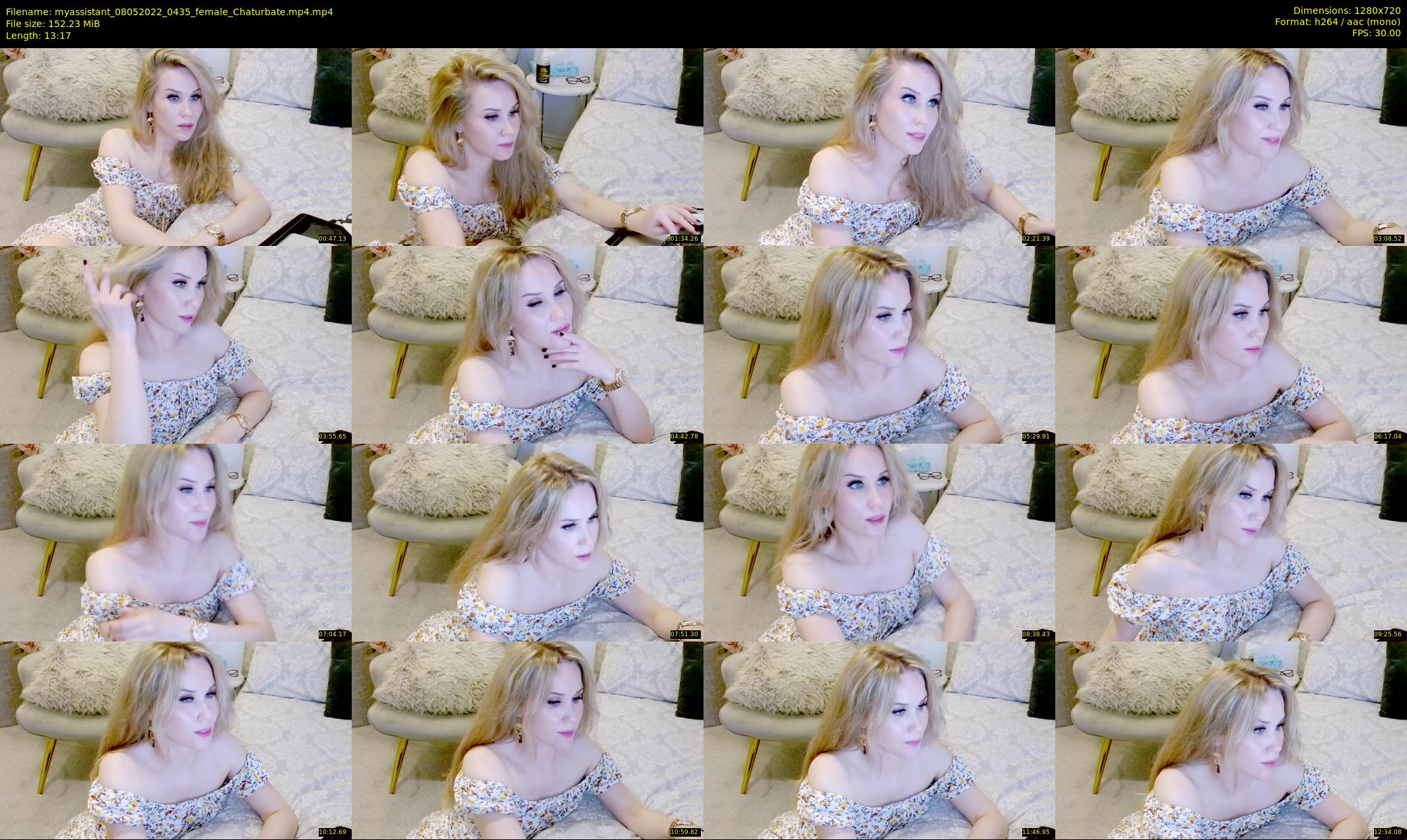 myassistant — 14 minute Chaturbate female cam show recording, 720p, May 8, 2022