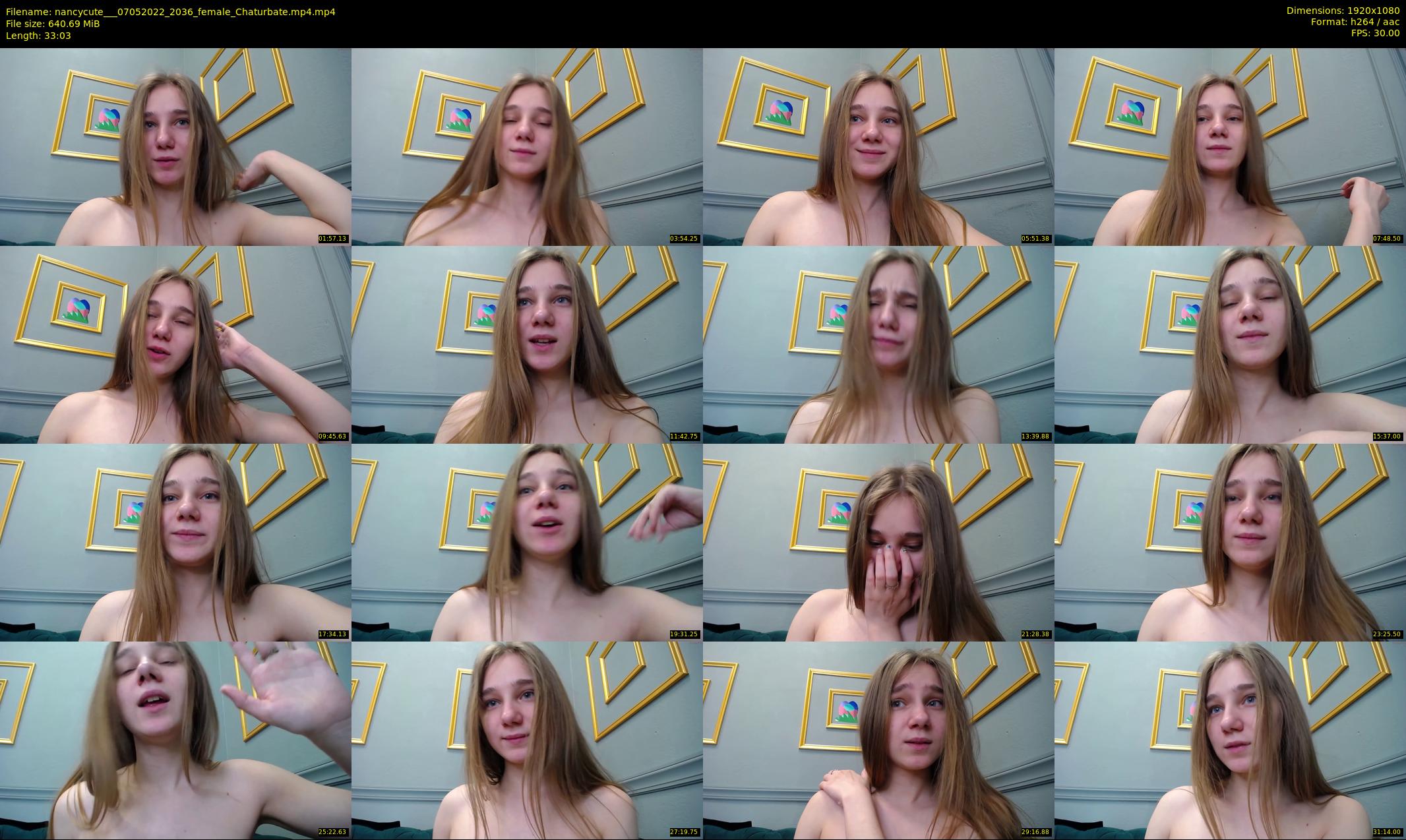 nancycute__ — 34 minute Chaturbate female cam show recording, 1080p, May 7, 2022