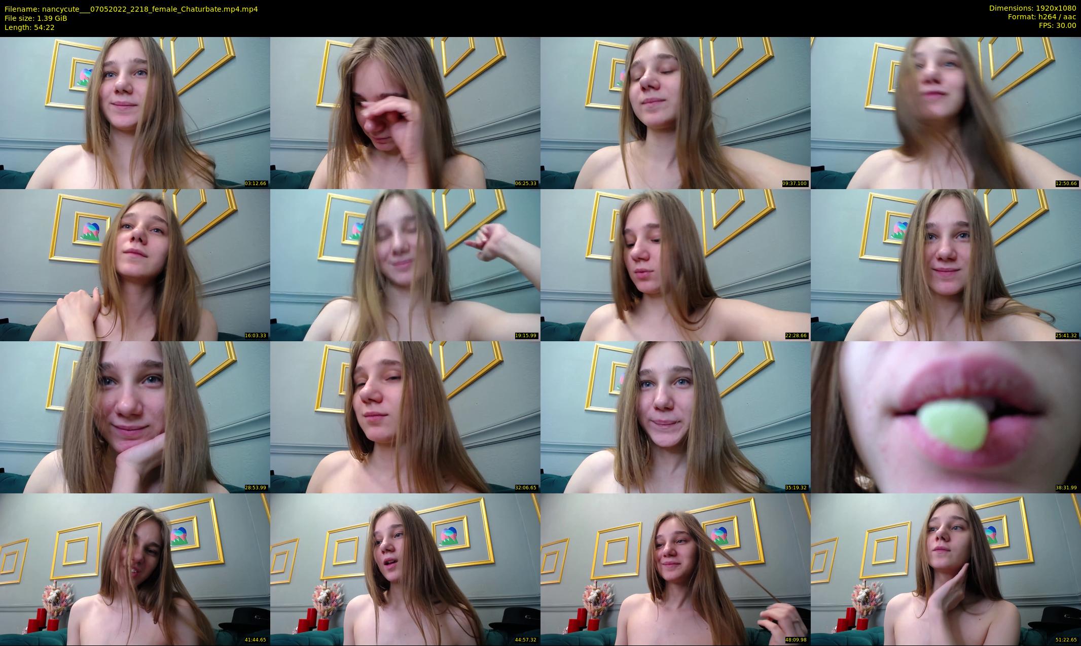 nancycute__ — 55 minute Chaturbate female cam show recording, 1080p, May 7, 2022