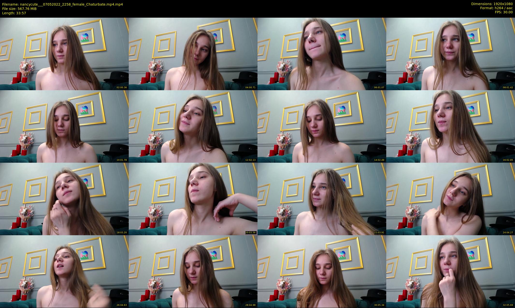 nancycute__ — 34 minute Chaturbate female cam show recording, 1080p, May 7, 2022