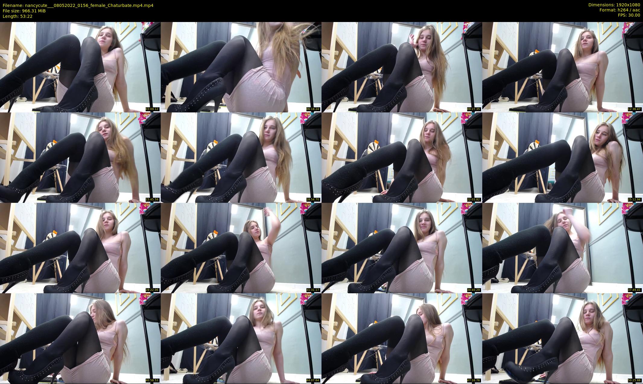 nancycute__ — 54 minute Chaturbate female cam show recording, 1080p, May 8, 2022