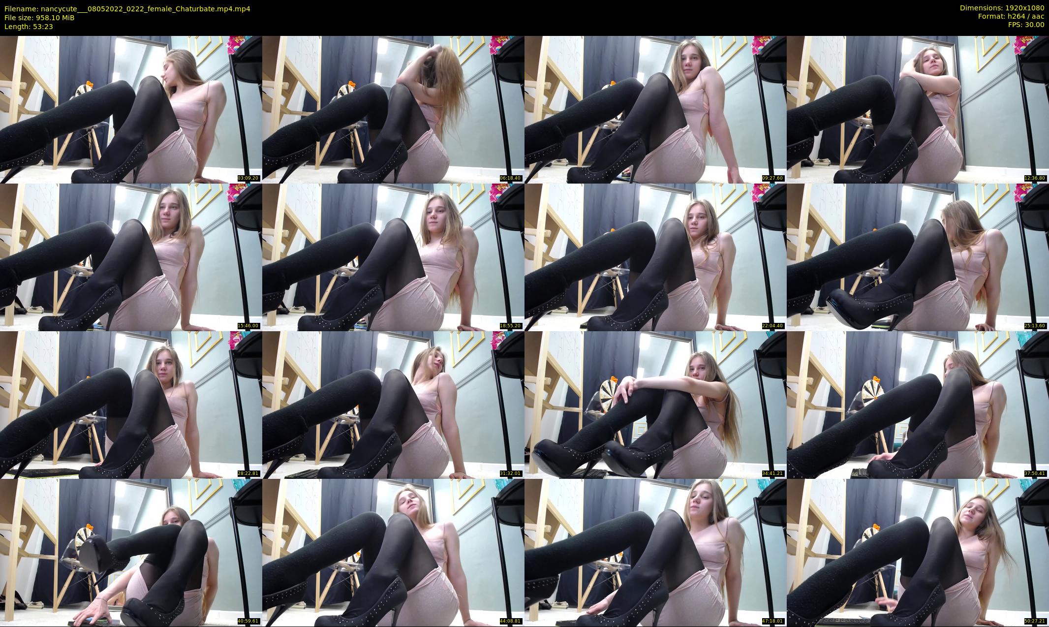 nancycute__ — 54 minute Chaturbate female cam show recording, 1080p, May 8, 2022