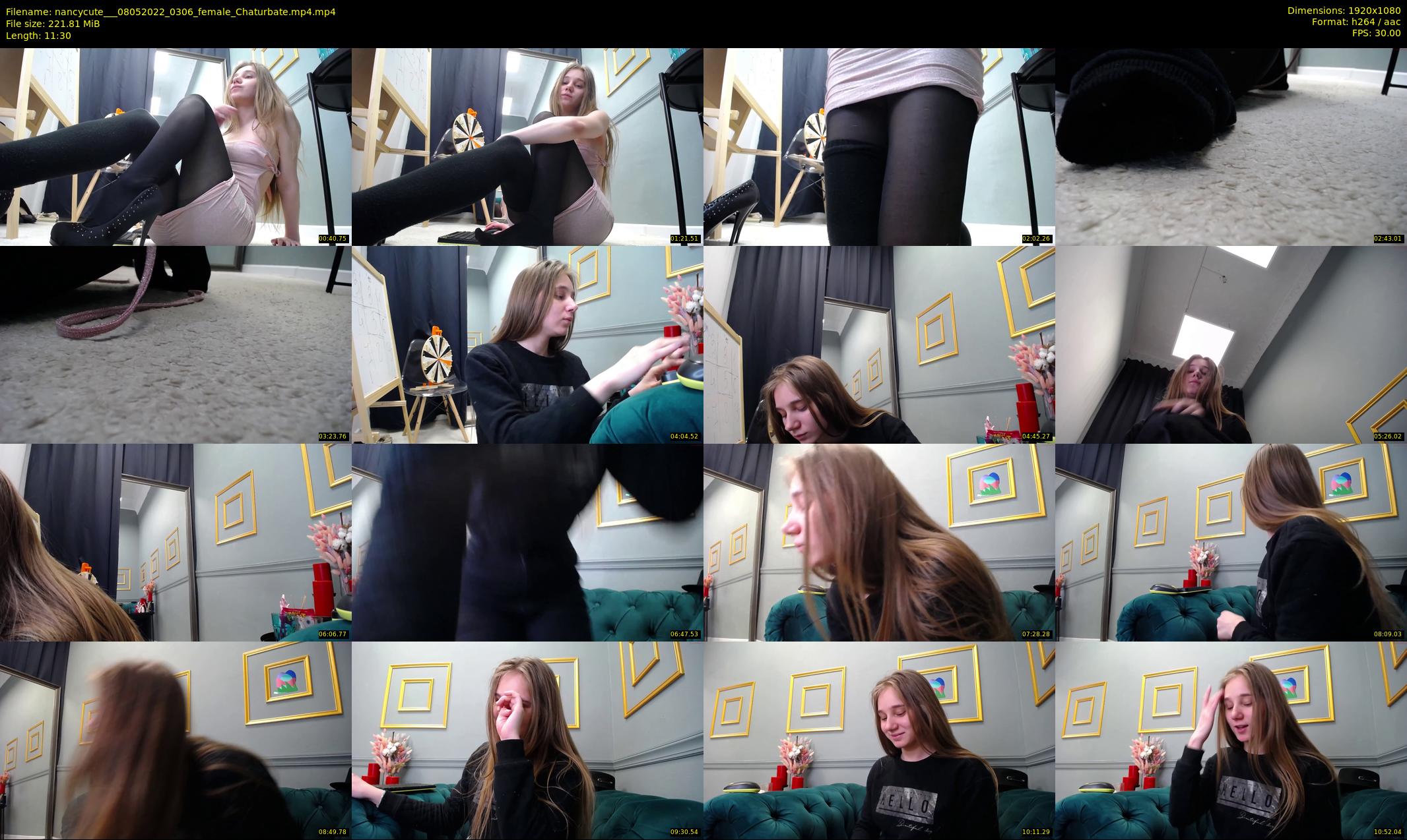 nancycute__ — 12 minute Chaturbate female cam show recording, 1080p, May 8, 2022