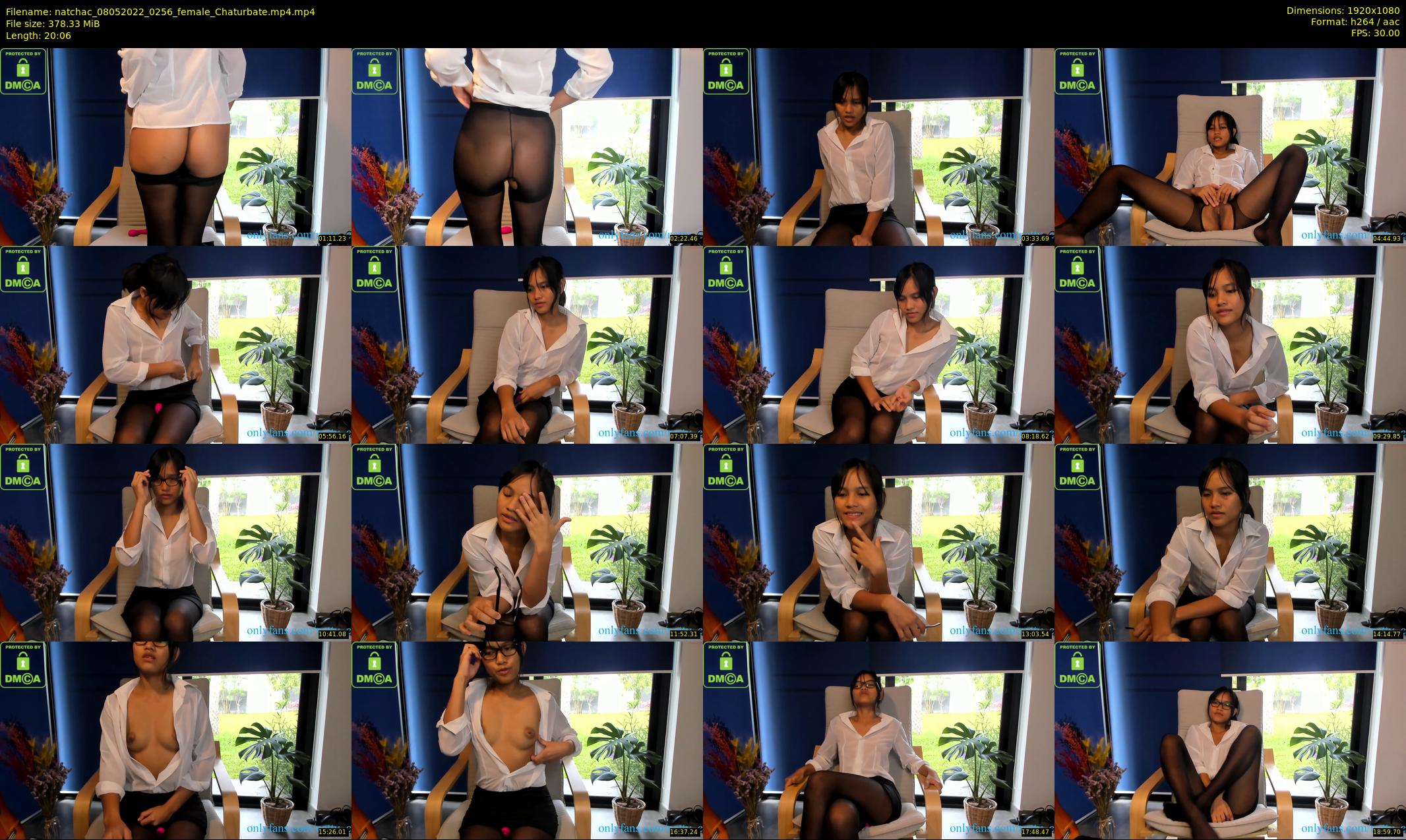 natchac — 21 minute Chaturbate female cam show recording, 1080p, May 8, 2022