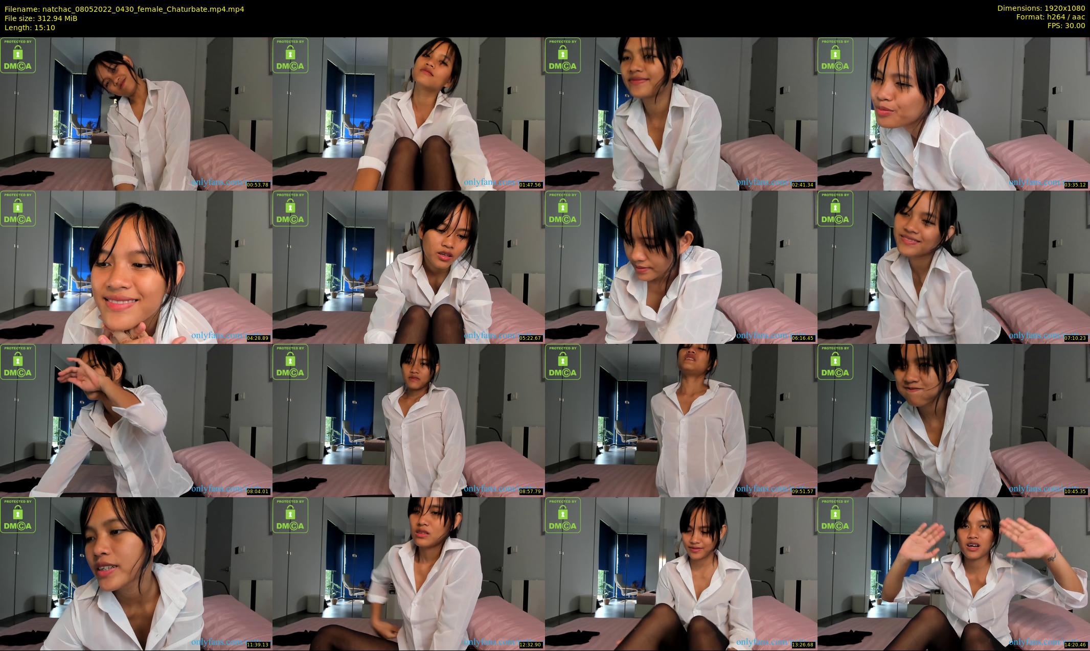 natchac — 16 minute Chaturbate female cam show recording, 1080p, May 8, 2022
