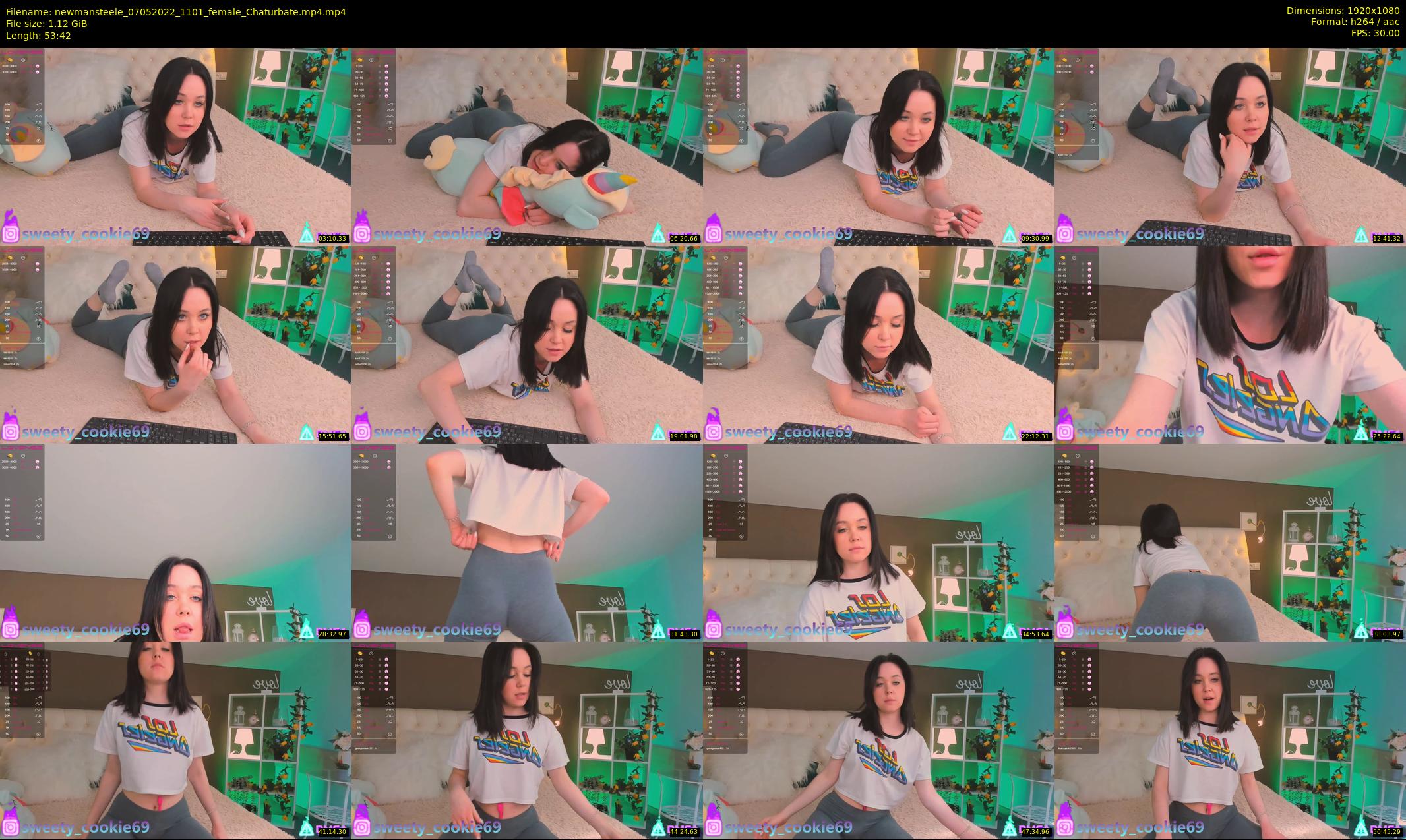 newmansteele — 54 minute Chaturbate couple cam show recording, 1080p, May 7, 2022