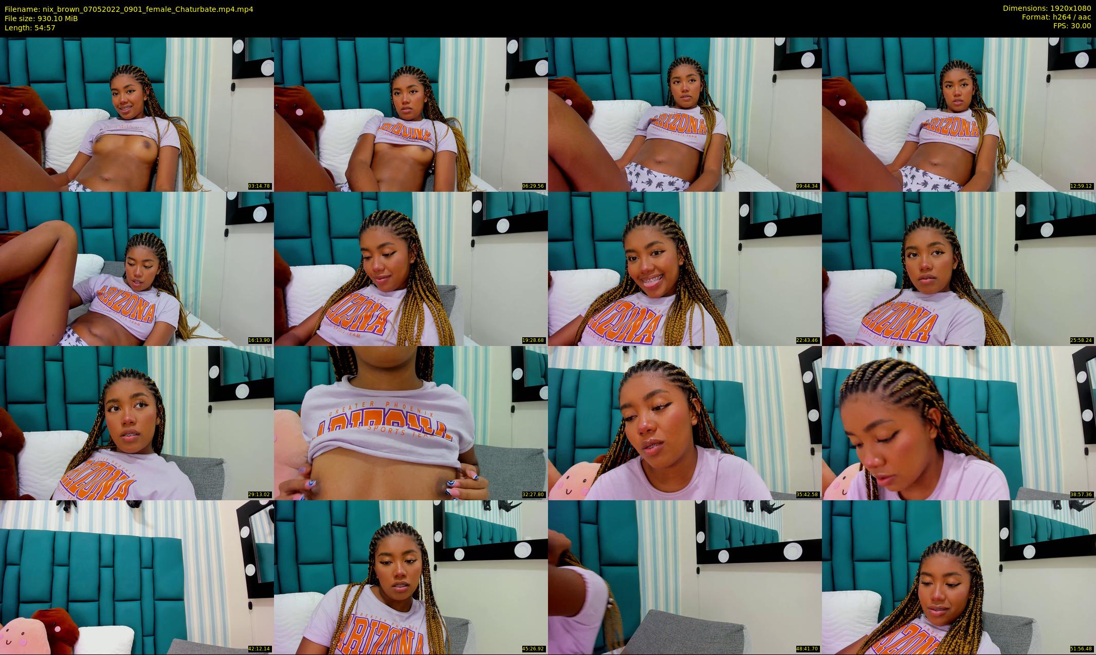 nix_brown — 55 minute Chaturbate female cam show recording, 1080p, May 7, 2022