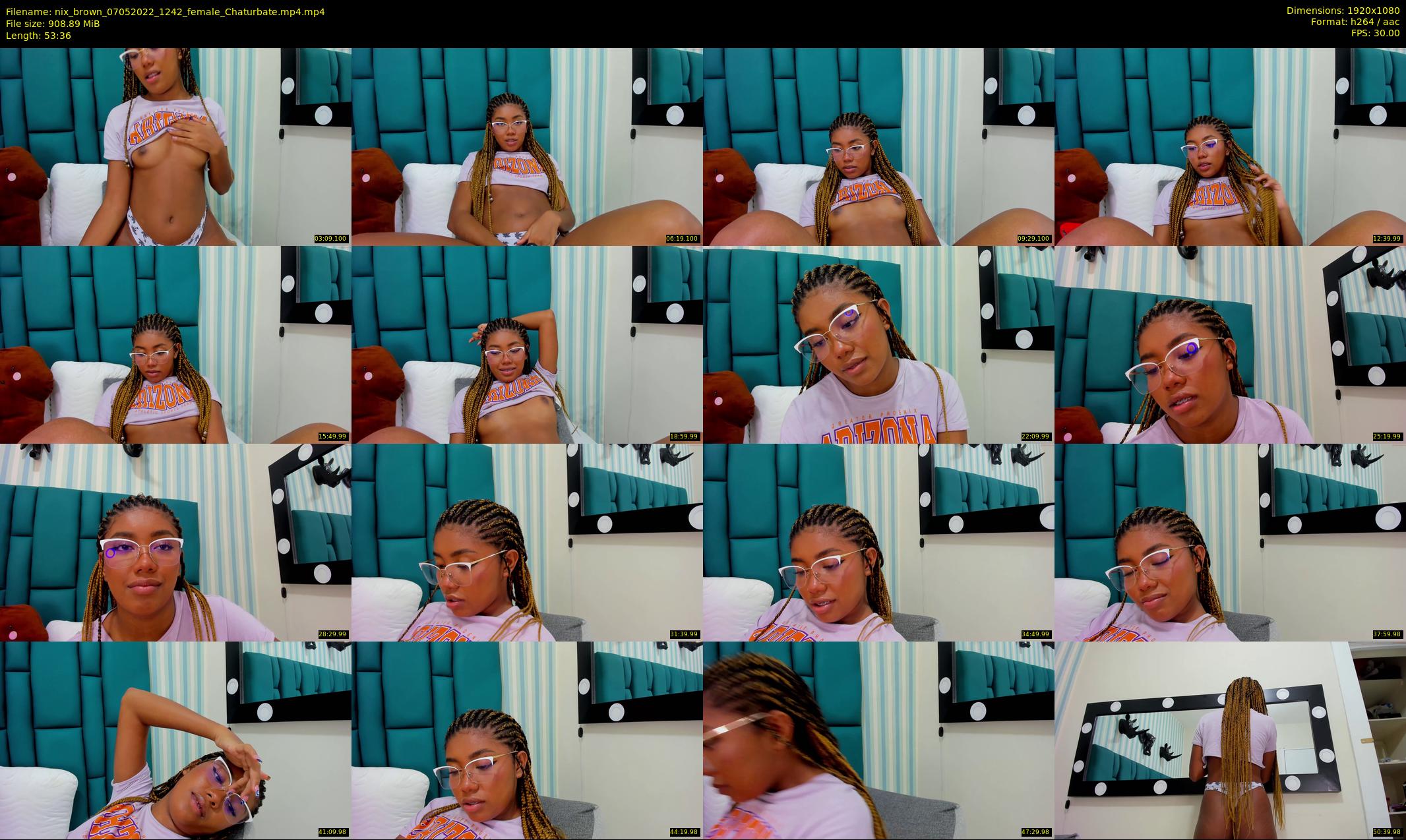 nix_brown — 54 minute Chaturbate female cam show recording, 1080p, May 7, 2022