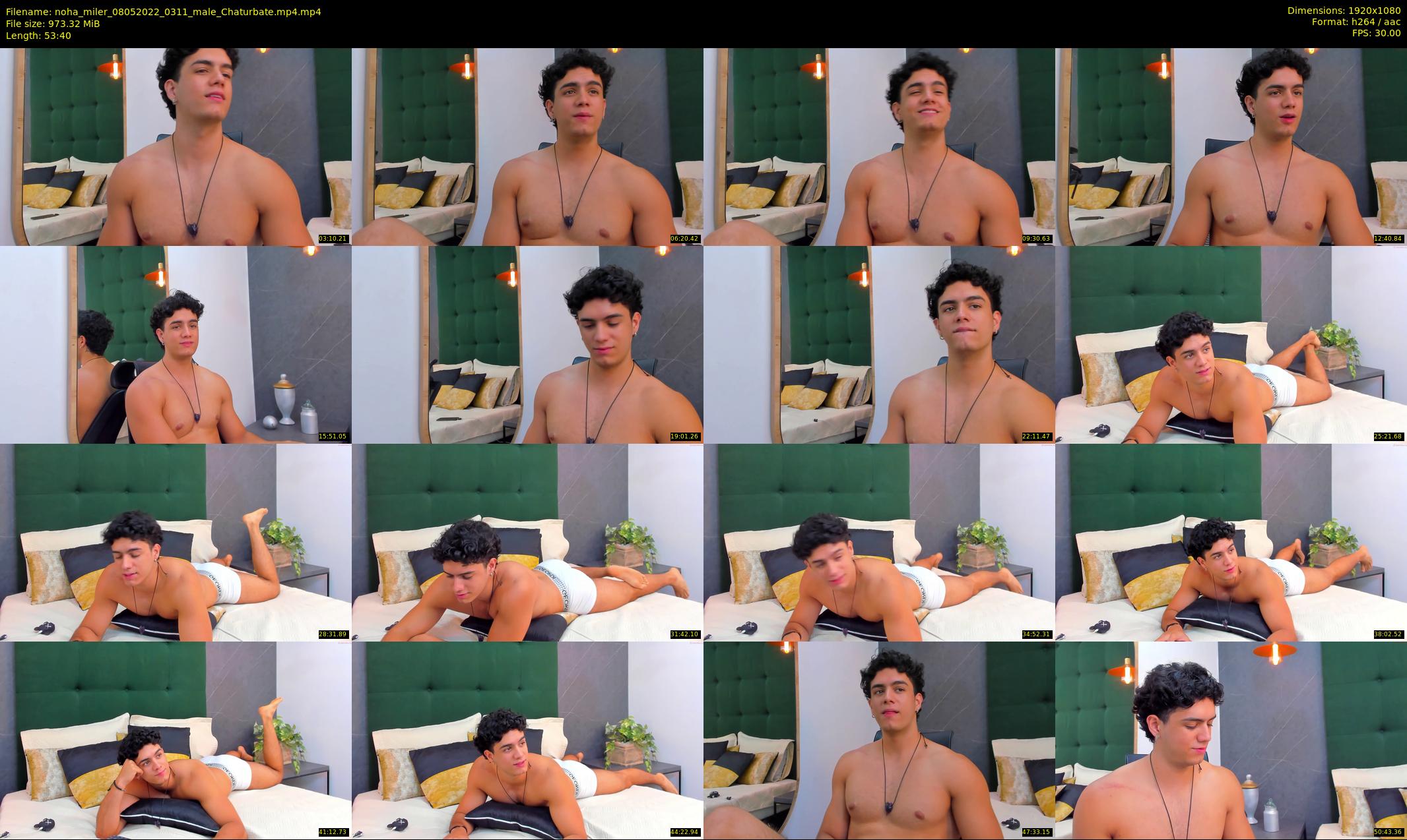 noha_miler — 54 minute Chaturbate male cam show recording, 1080p, May 8, 2022