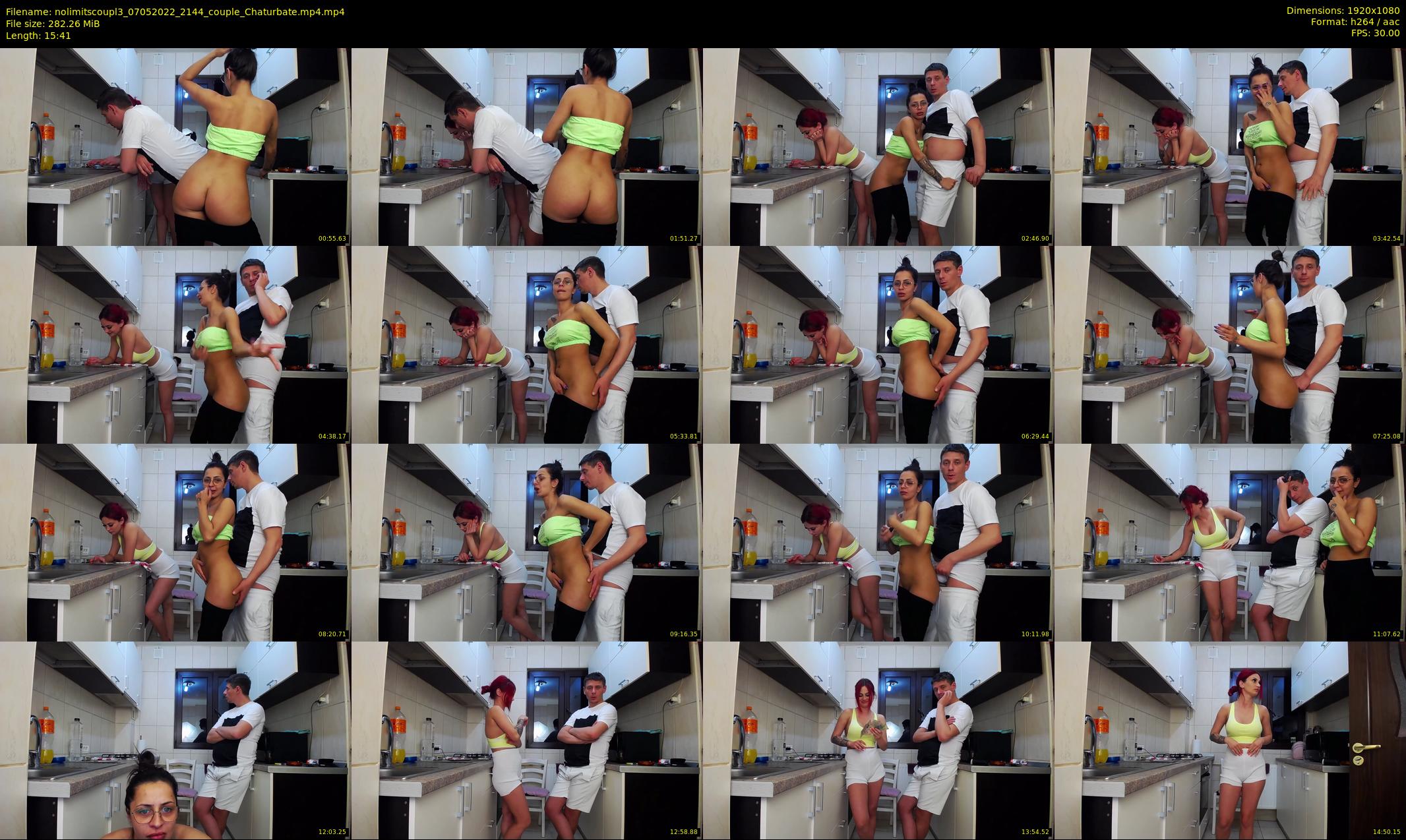 nolimitscoupl3 — 16 minute Chaturbate couple cam show recording, 1080p, May 7, 2022