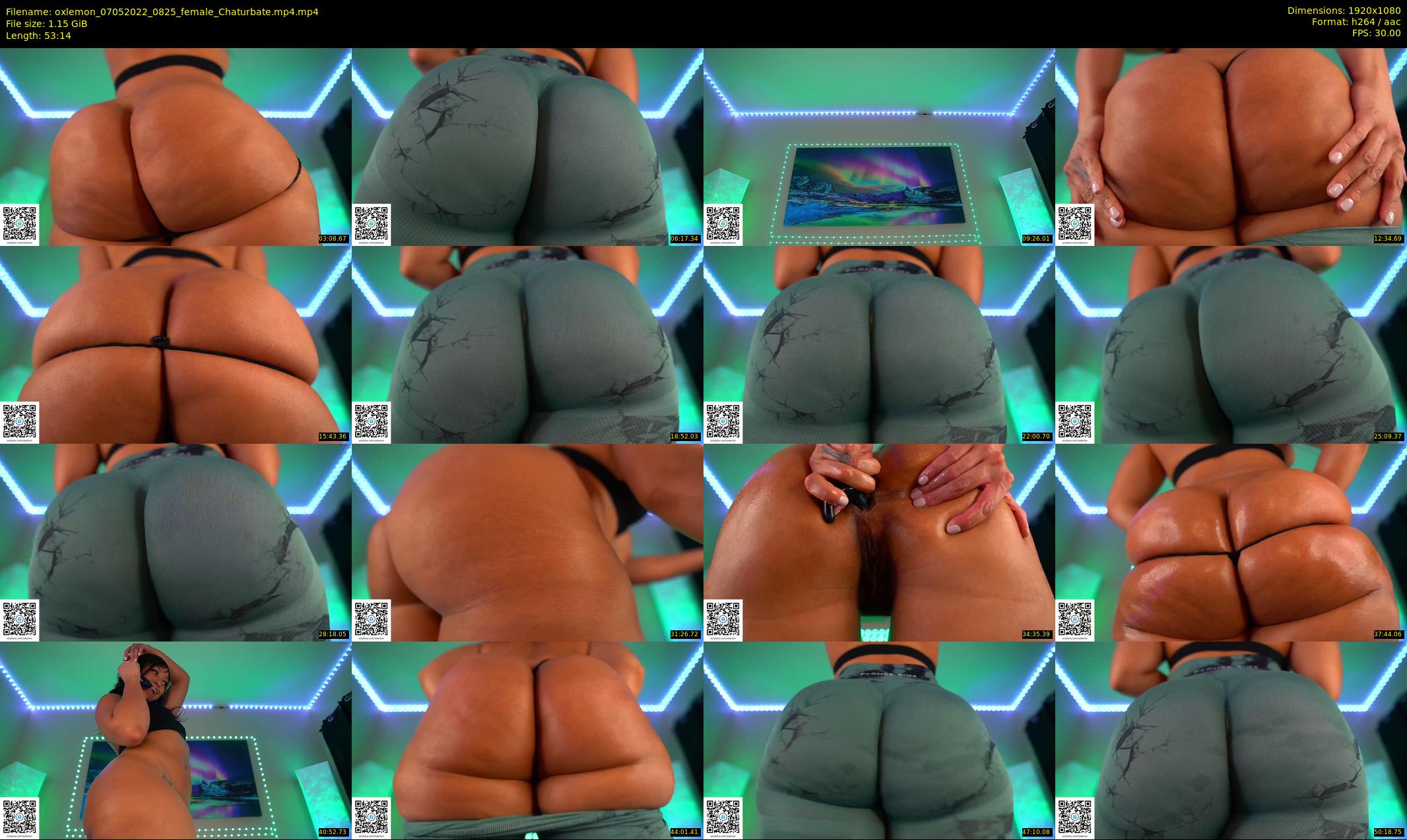oxlemon — 54 minute Chaturbate female cam show recording, 1080p, May 7, 2022