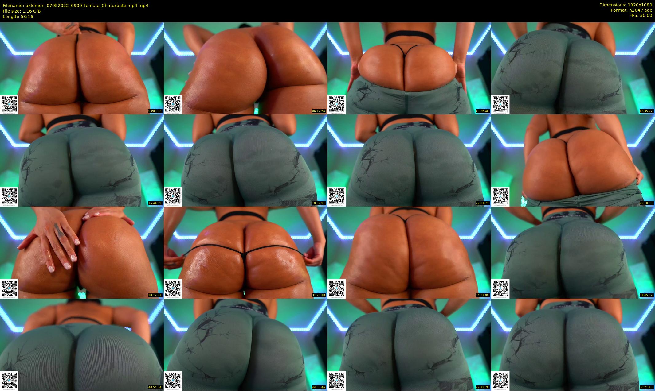 oxlemon — 54 minute Chaturbate female cam show recording, 1080p, May 7, 2022