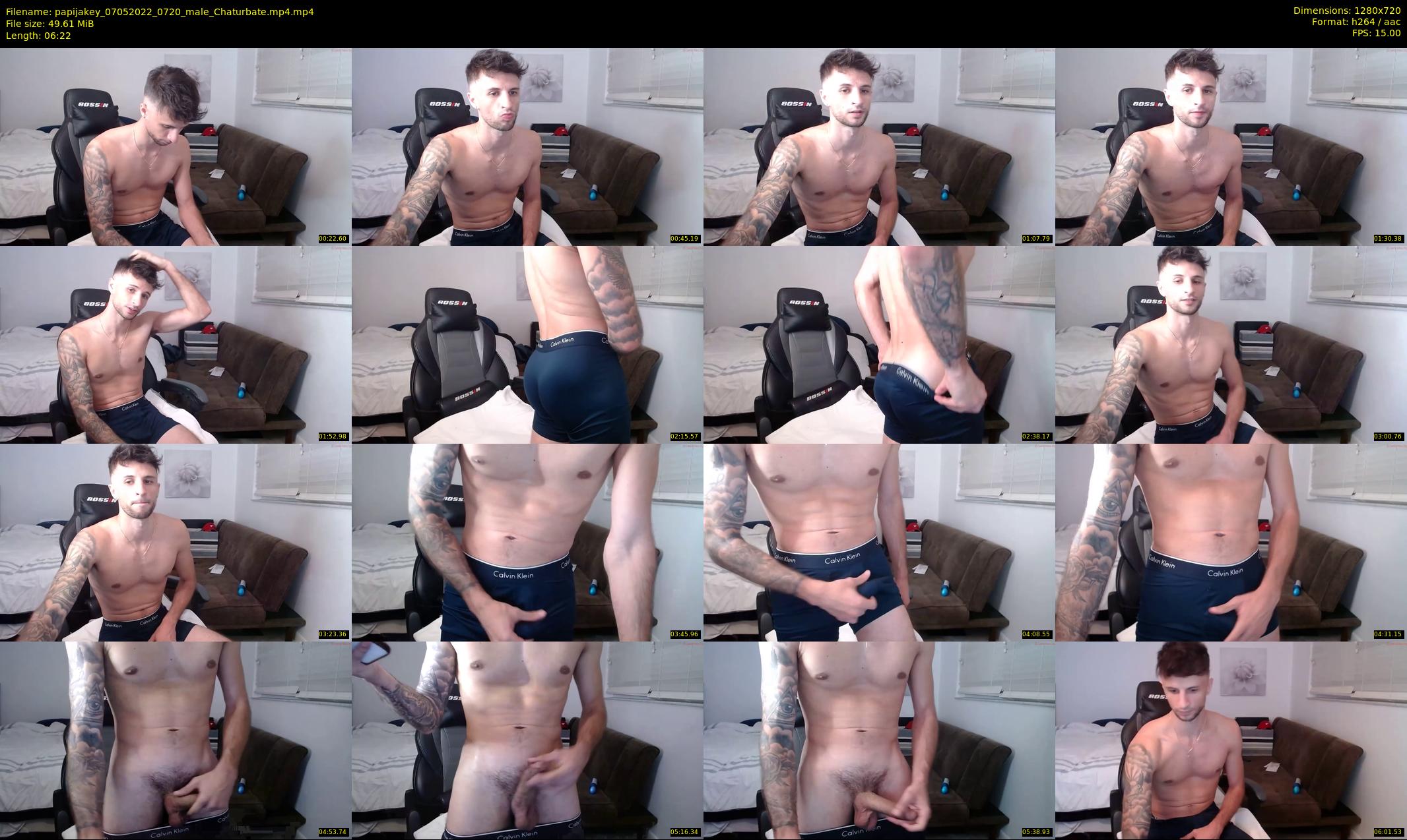 papijakey — 7 minute Chaturbate male cam show recording, 720p, May 7, 2022
