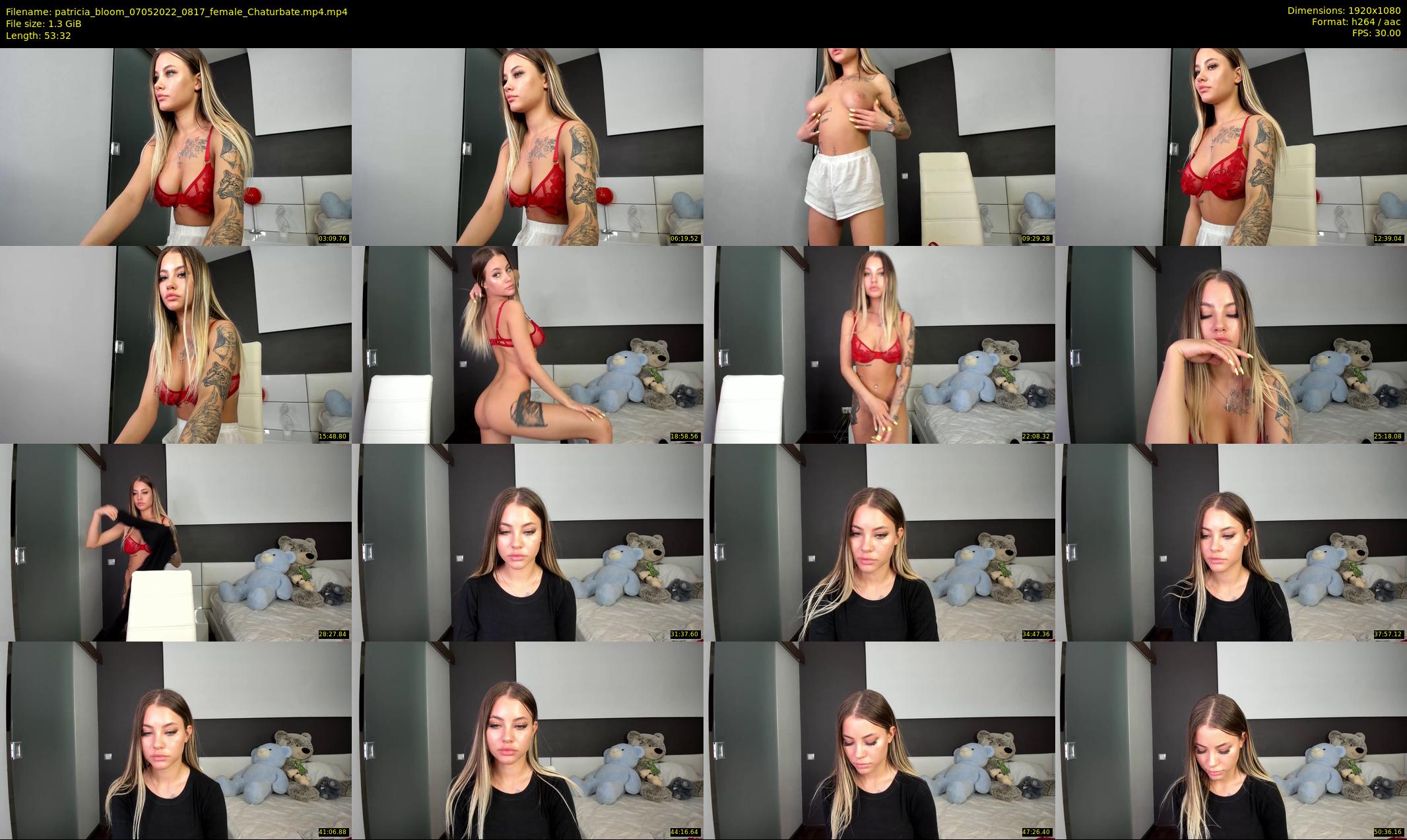 patricia_bloom — 54 minute Chaturbate female cam show recording, 1080p, May 7, 2022