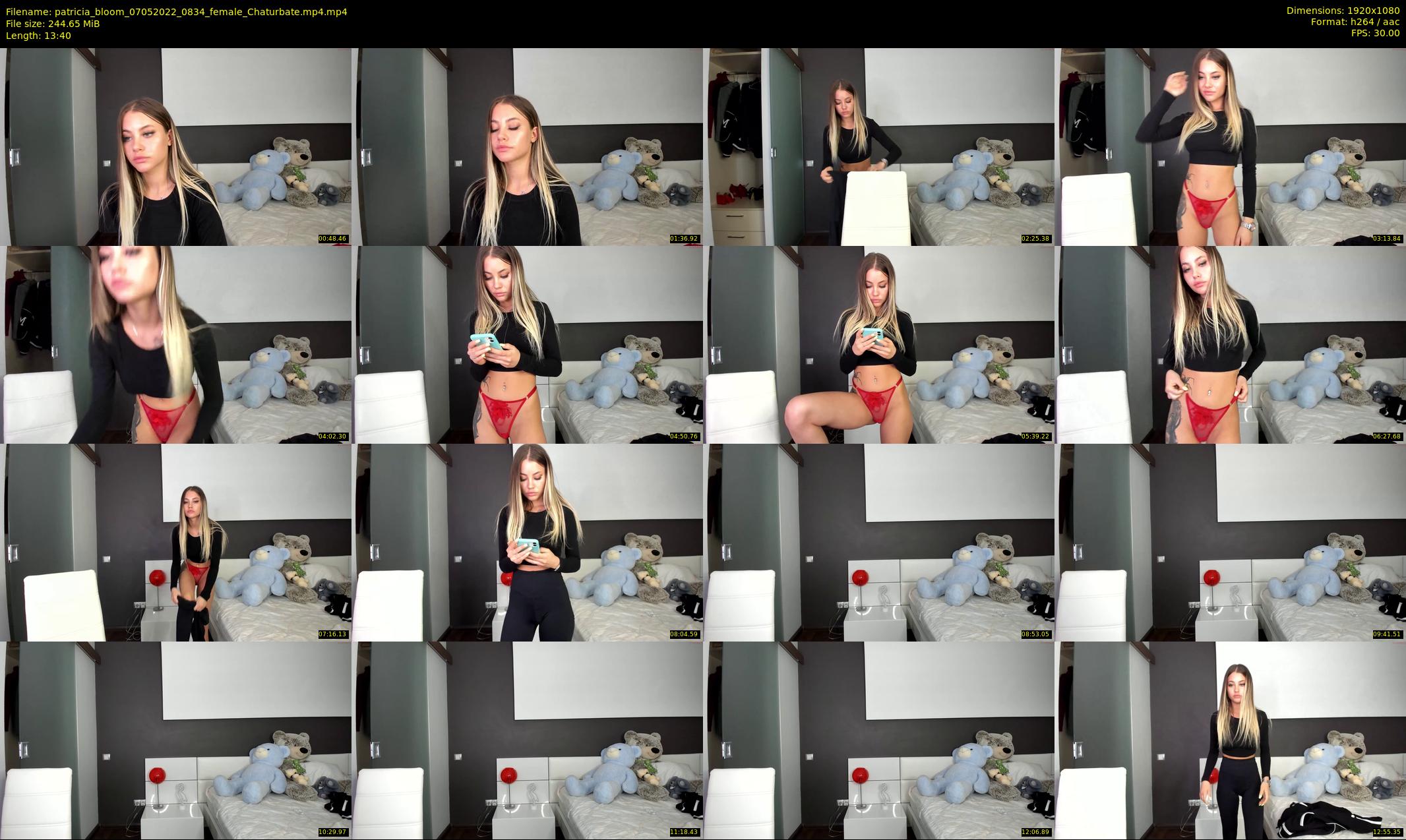 patricia_bloom — 14 minute Chaturbate female cam show recording, 1080p, May 7, 2022