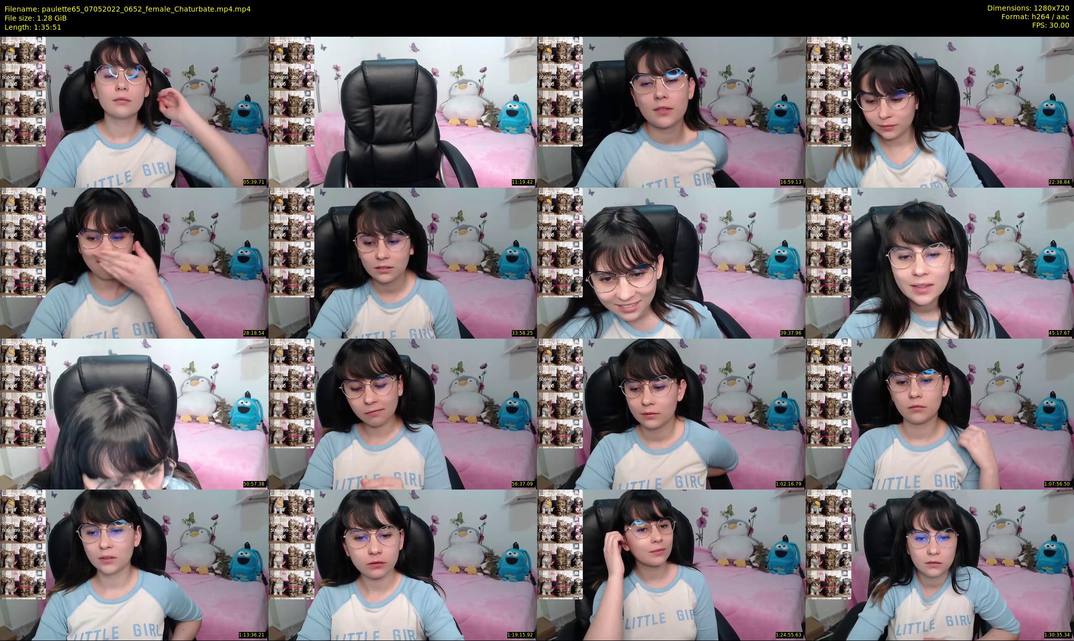 paulette65 — 96 minute Chaturbate female cam show recording, 720p, May 7, 2022