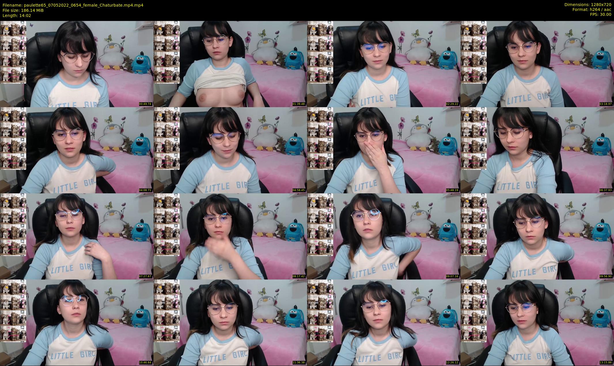 paulette65 — 15 minute Chaturbate female cam show recording, 720p, May 7, 2022