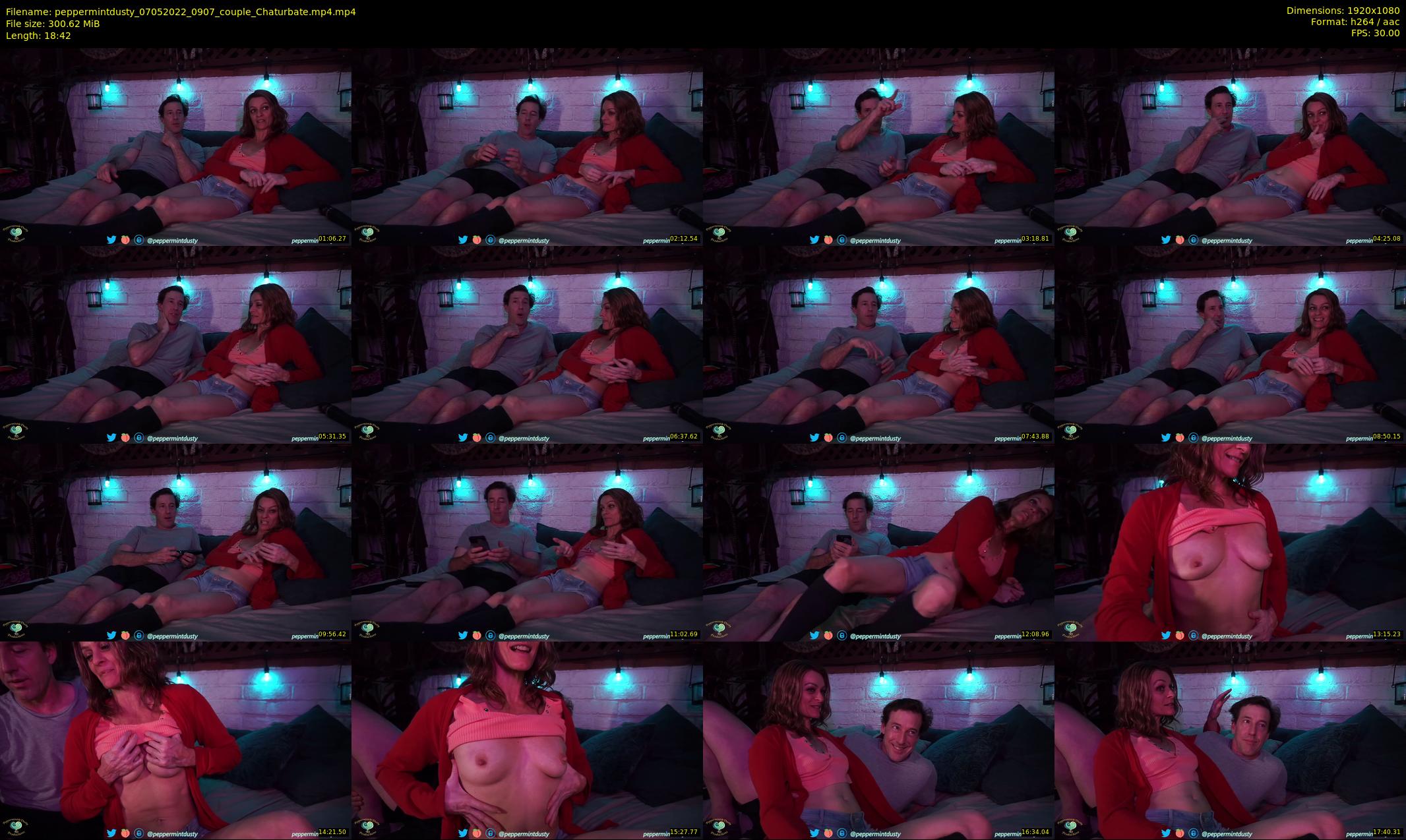 peppermintdusty — 19 minute Chaturbate couple cam show recording, 1080p, May 7, 2022