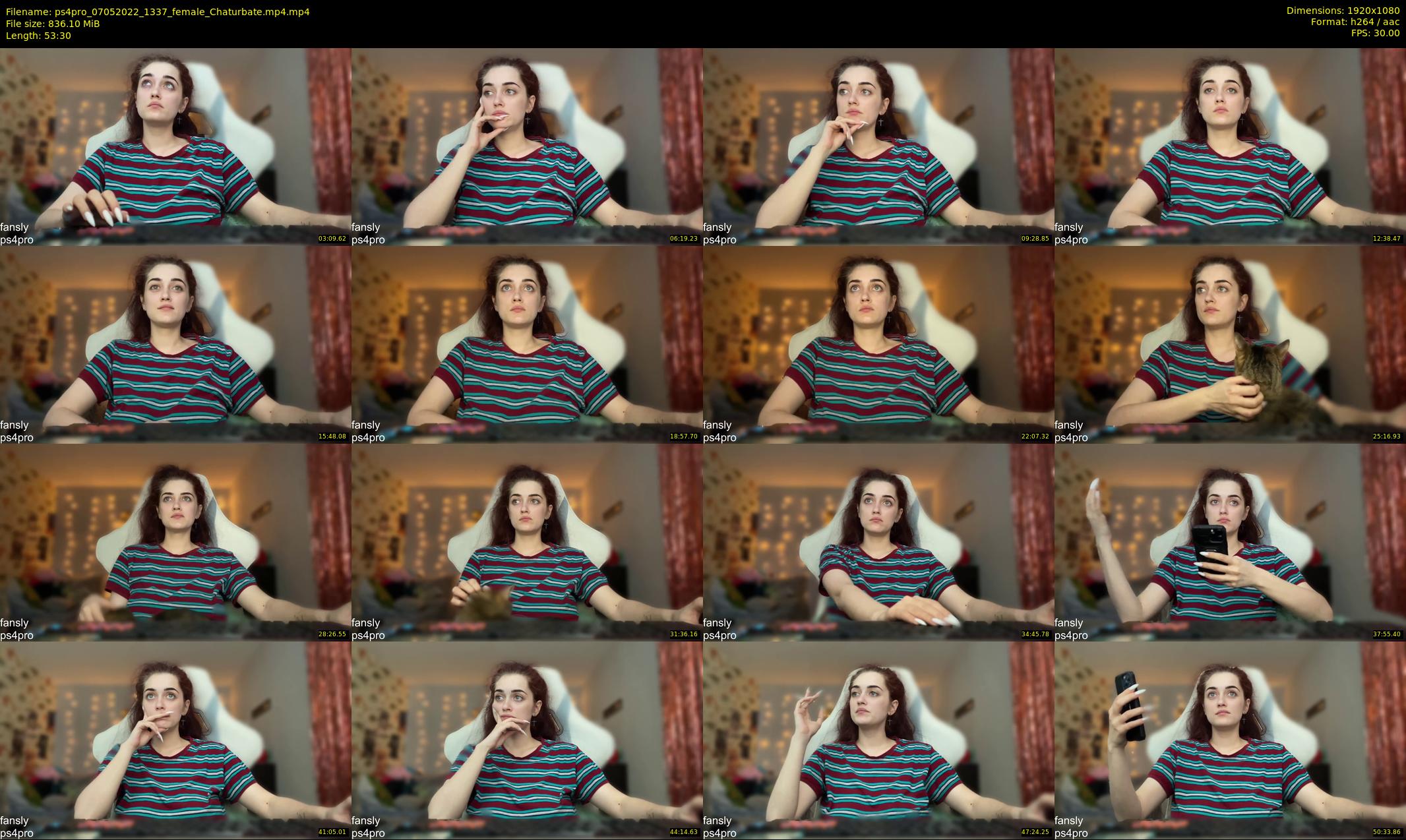 ps4pro — 54 minute Chaturbate female cam show recording, 1080p, May 7, 2022
