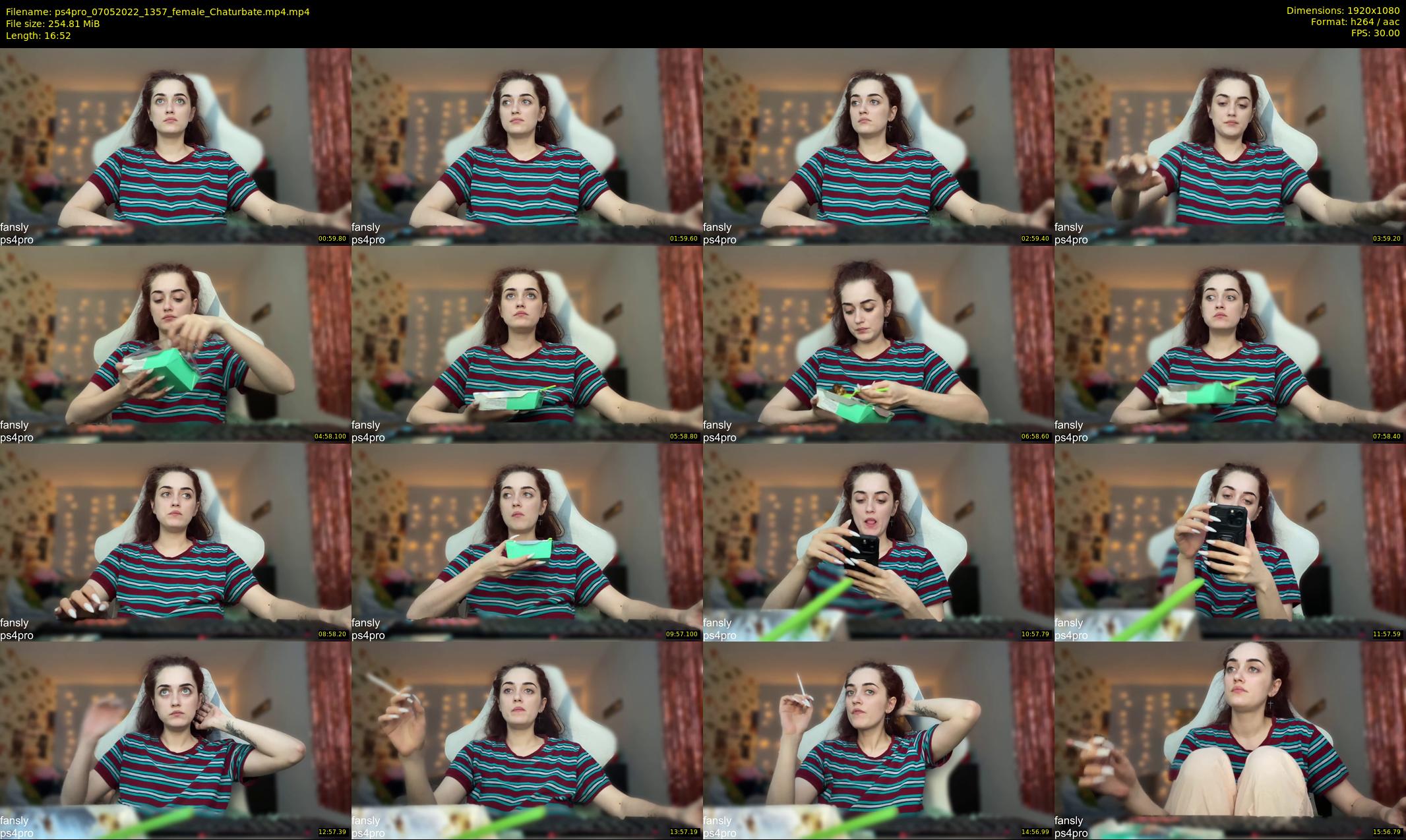 ps4pro — 17 minute Chaturbate female cam show recording, 1080p, May 7, 2022