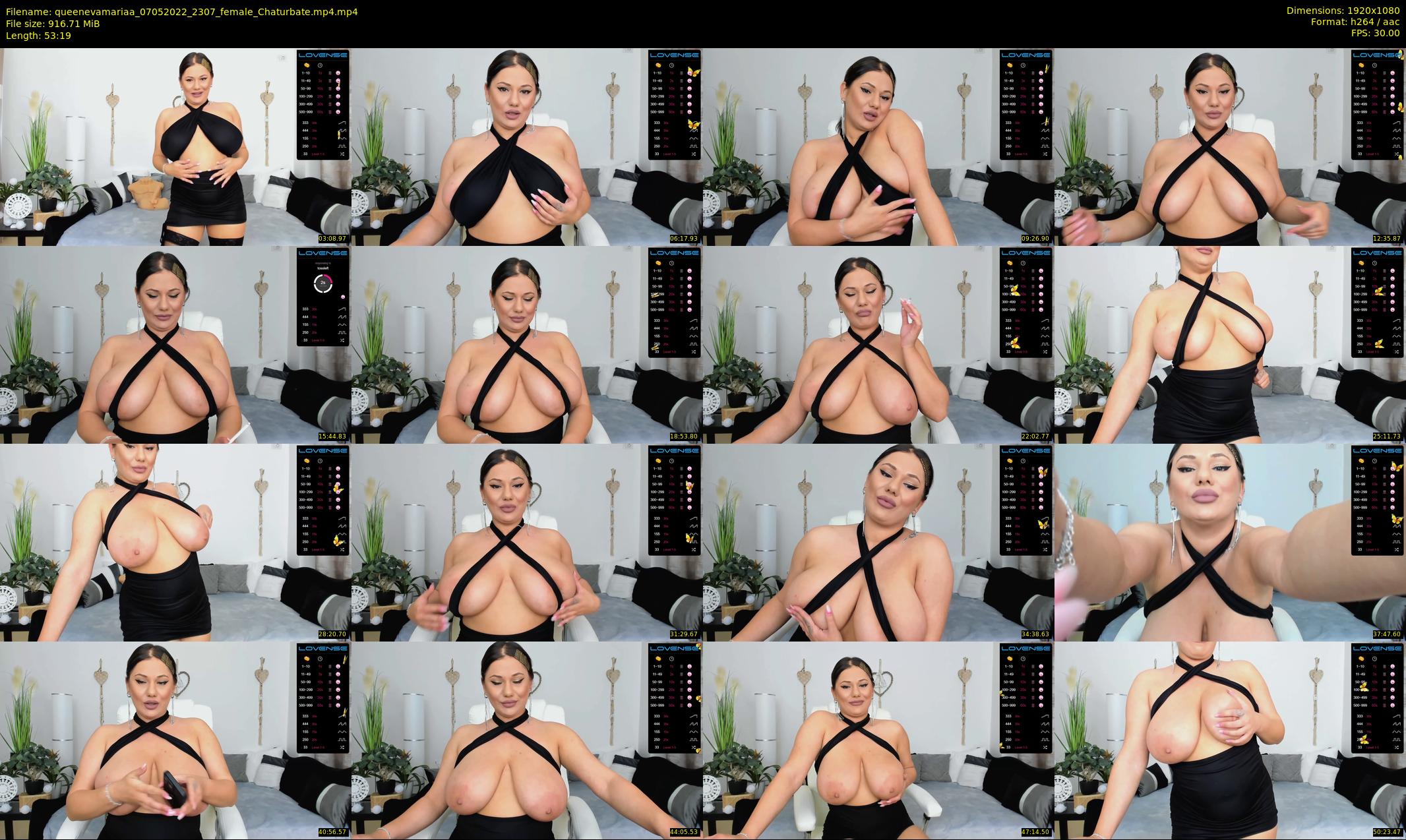 queenevamariaa — 54 minute Chaturbate female cam show recording, 1080p, May 7, 2022