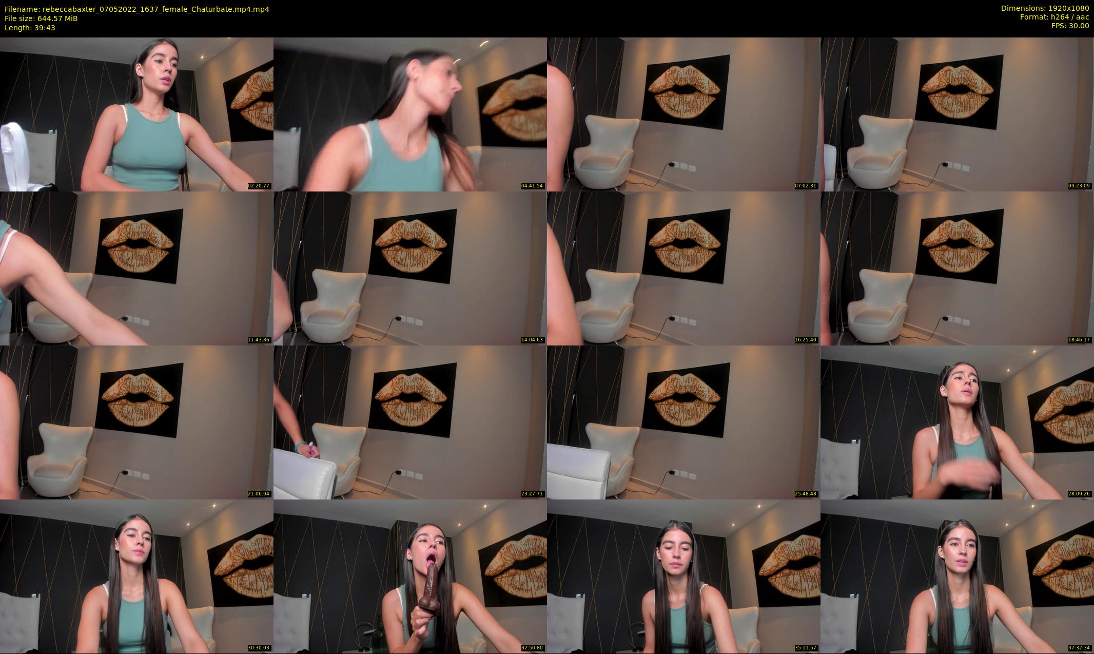 rebeccabaxter — 40 minute Chaturbate female cam show recording, 1080p, May 7, 2022