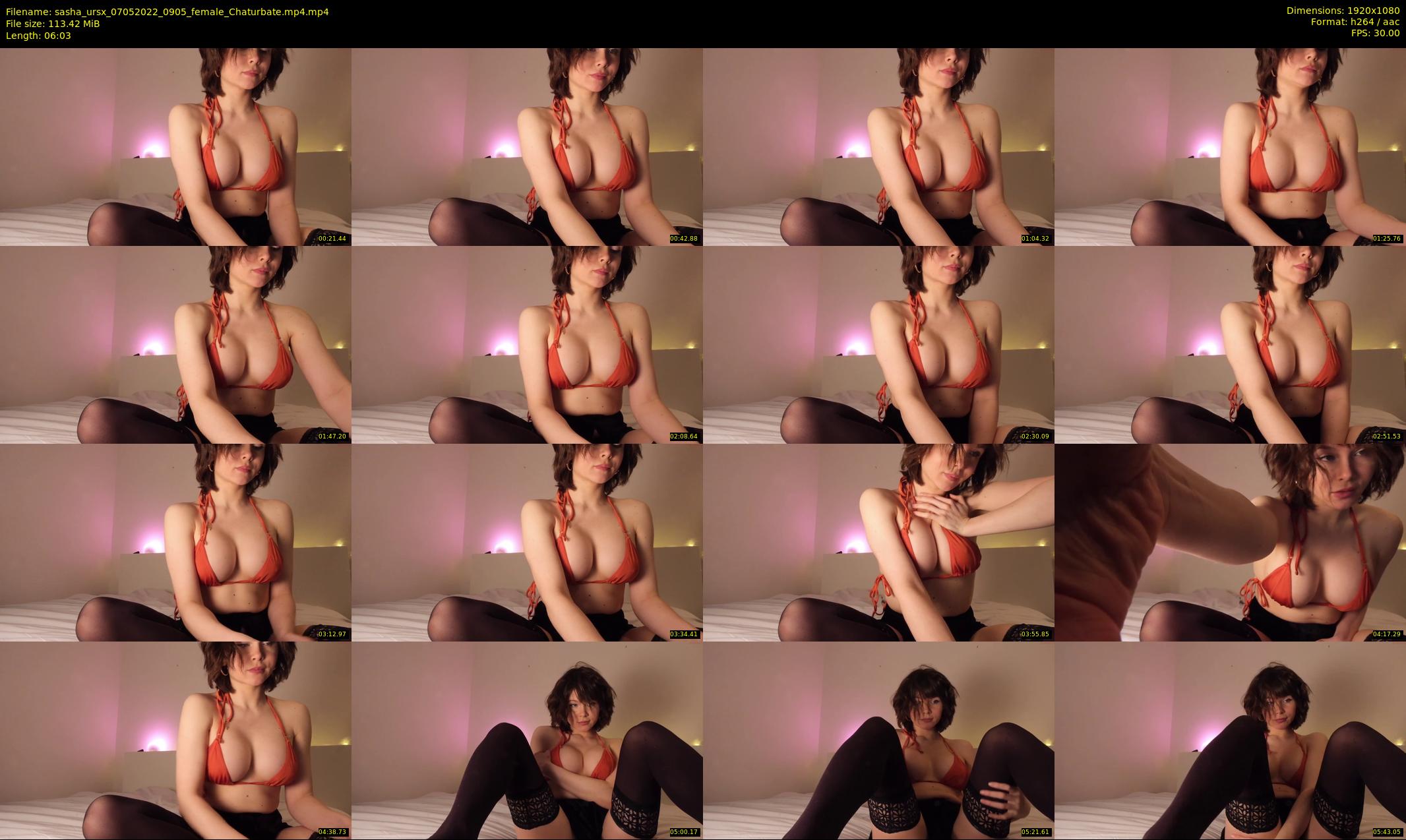 sasha_ursx — 7 minute Chaturbate female cam show recording, 1080p, May 7, 2022