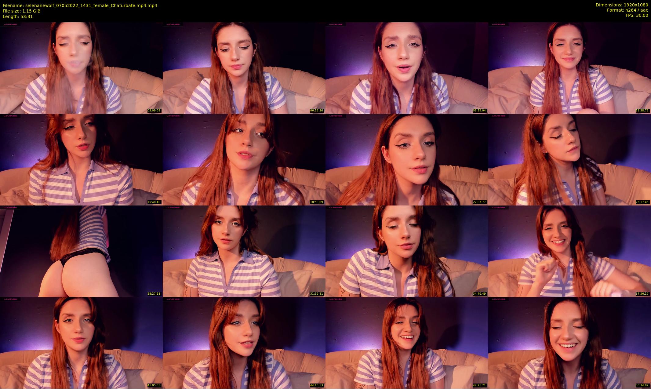 selenanewolf — 54 minute Chaturbate couple cam show recording, 1080p, May 7, 2022