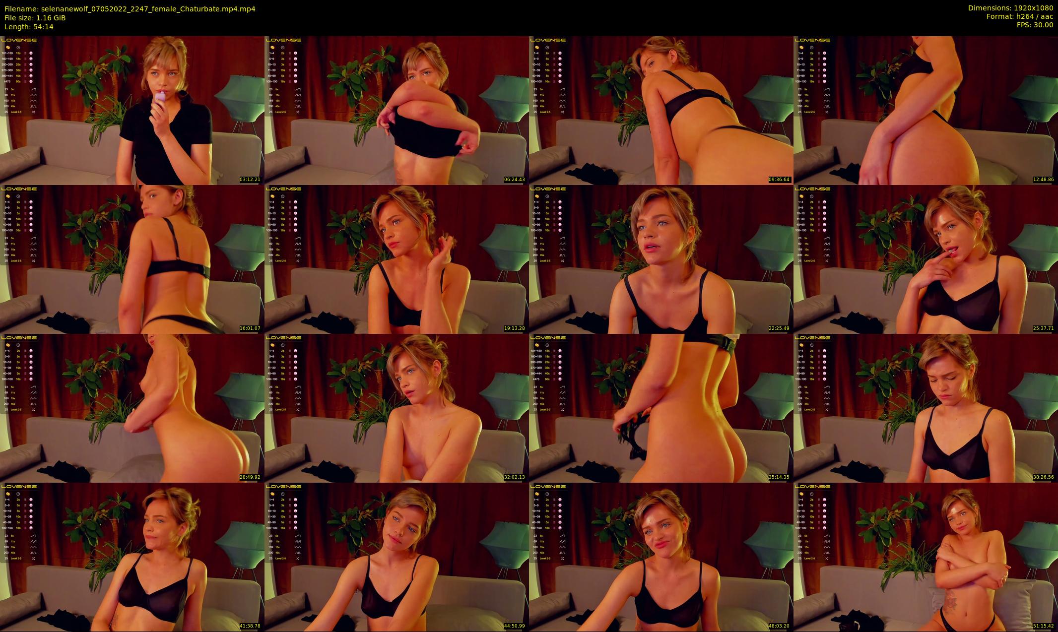 selenanewolf — 55 minute Chaturbate couple cam show recording, 1080p, May 7, 2022