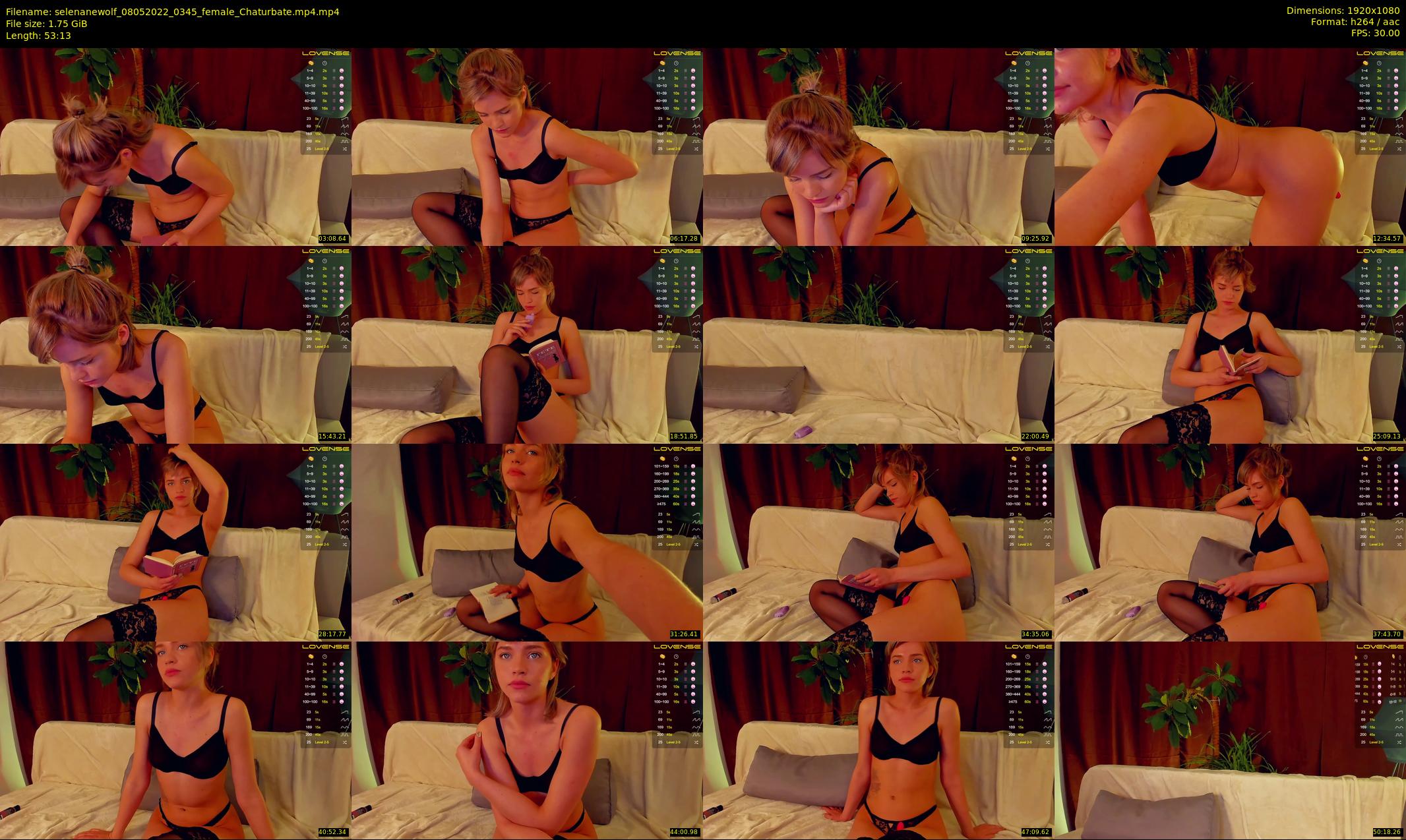 selenanewolf — 54 minute Chaturbate couple cam show recording, 1080p, May 8, 2022