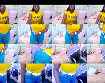 selene_ebony — 8 minute Chaturbate female cam show recording, 1080p, May 7, 2022