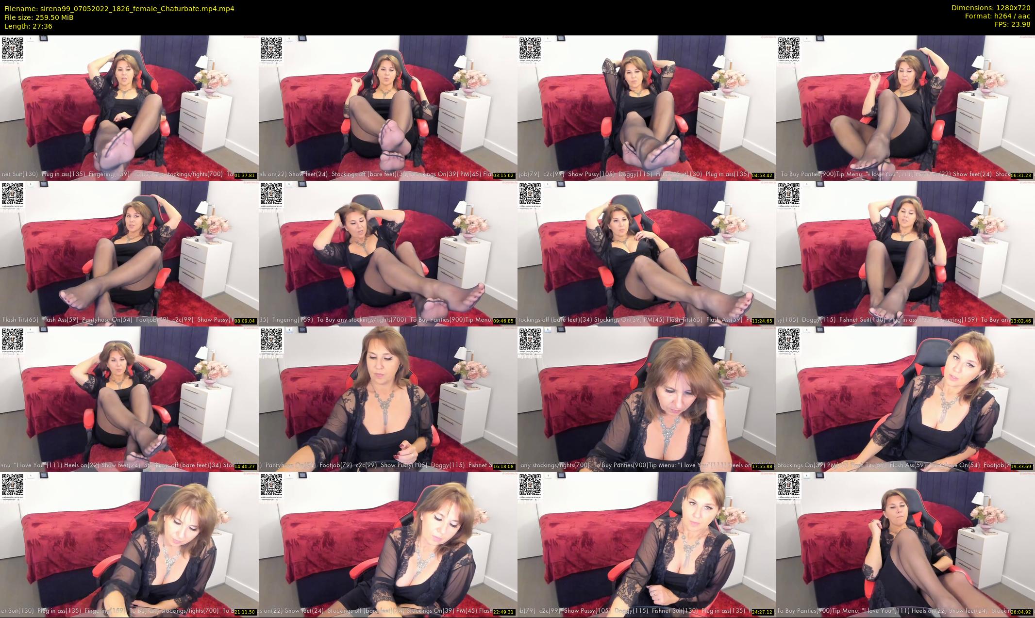sirena99 — 28 minute Chaturbate female cam show recording, 720p, May 7, 2022
