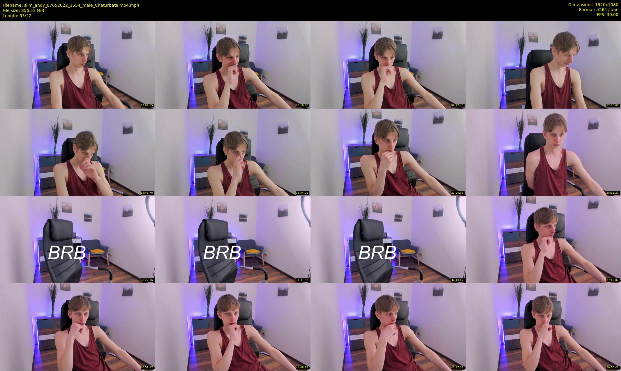 slim_andy — 54 minute Chaturbate male cam show recording, 1080p, May 7, 2022