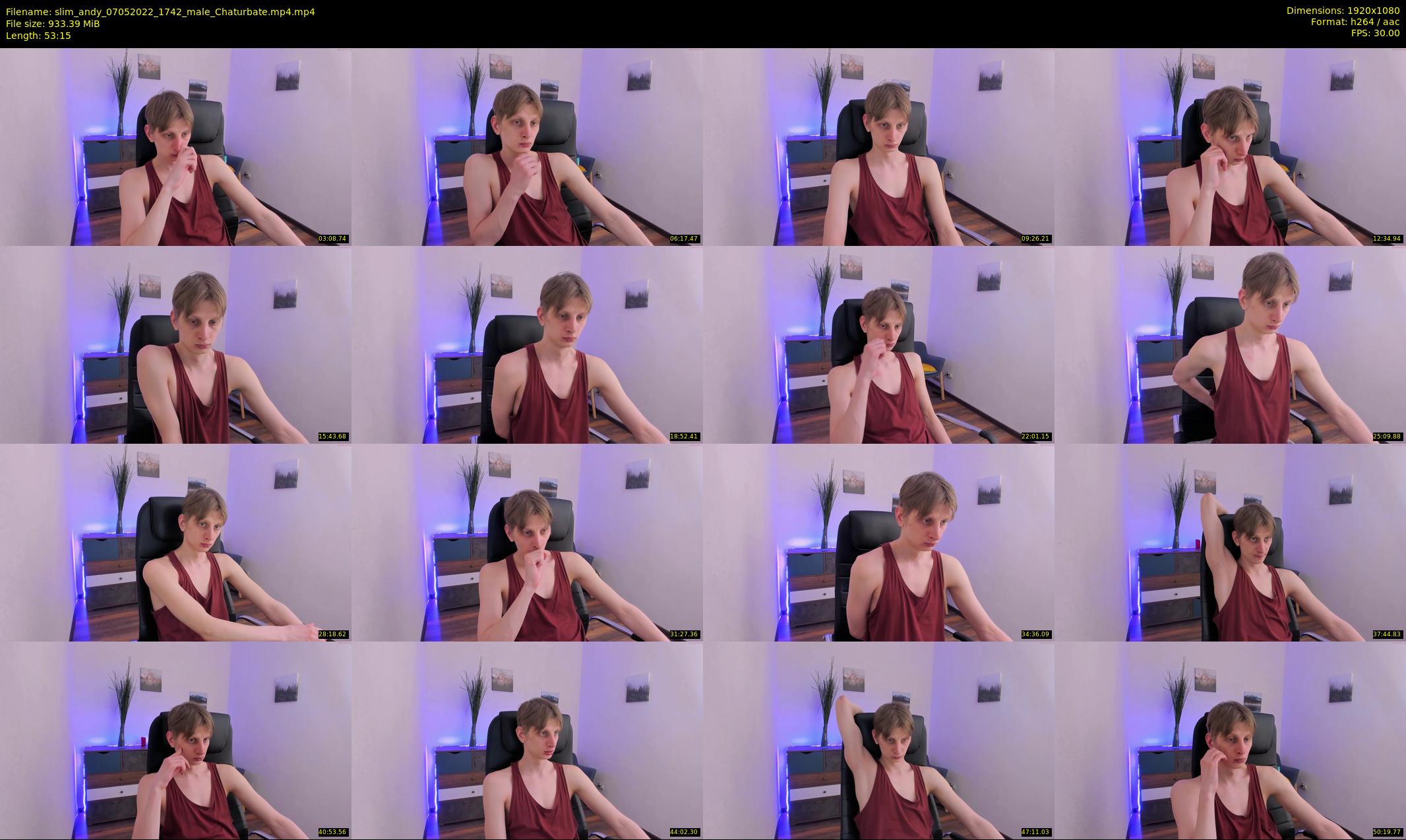 slim_andy — 54 minute Chaturbate male cam show recording, 1080p, May 7, 2022