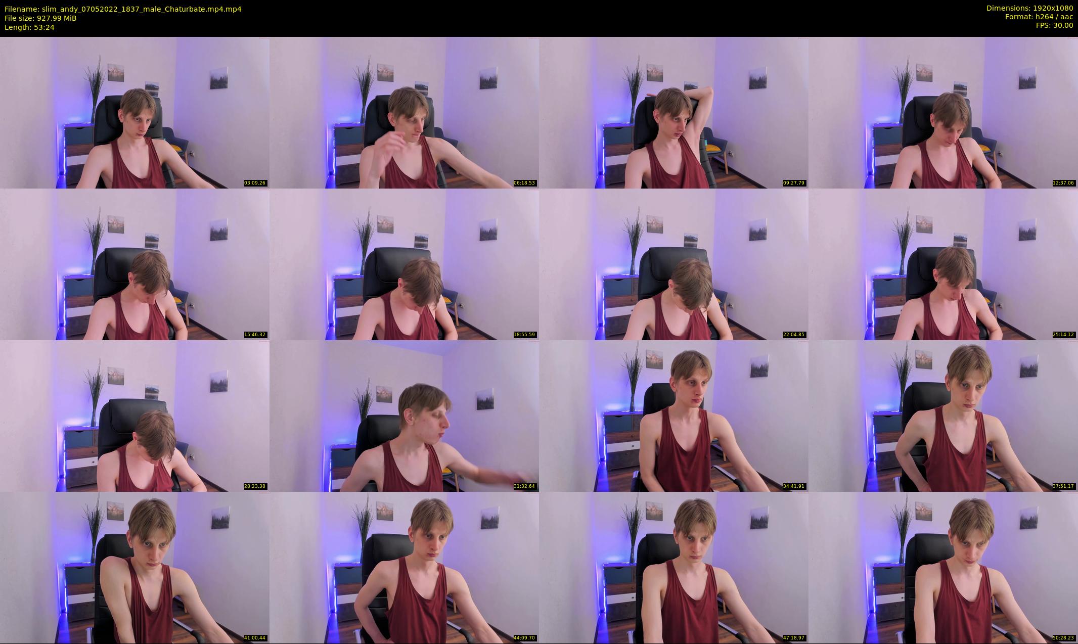 slim_andy — 54 minute Chaturbate male cam show recording, 1080p, May 7, 2022