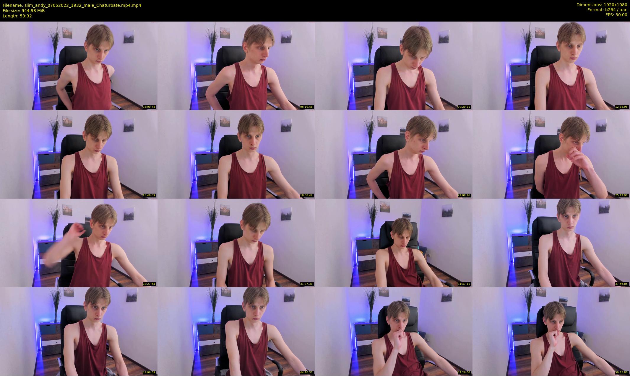 slim_andy — 54 minute Chaturbate male cam show recording, 1080p, May 7, 2022