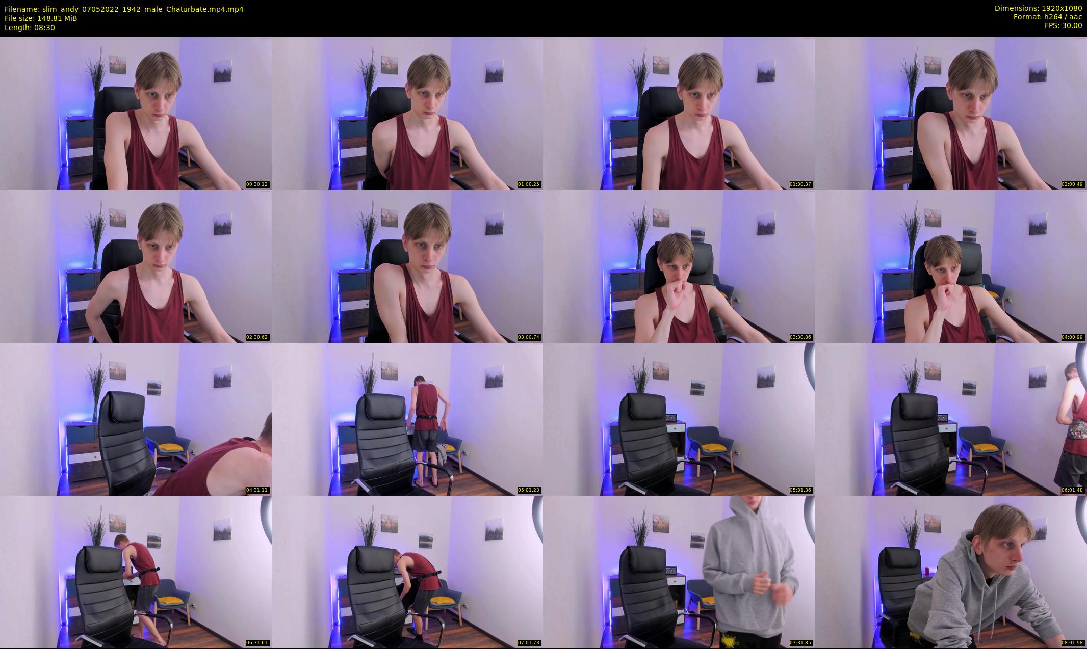 slim_andy — 9 minute Chaturbate male cam show recording, 1080p, May 7, 2022