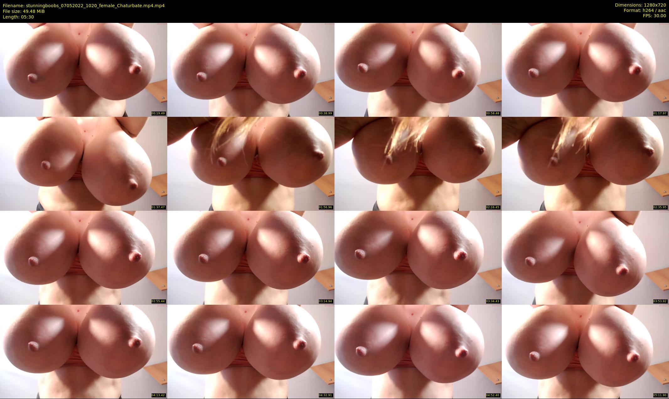 stunningboobs — 6 minute Chaturbate female cam show recording, 720p, May 7, 2022