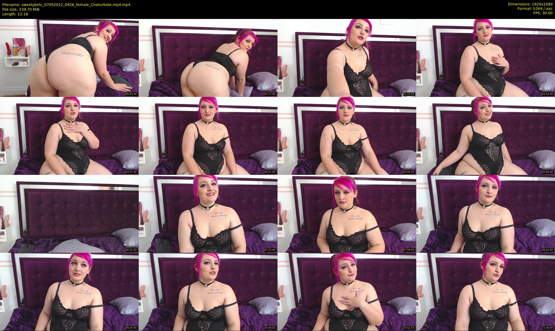sweetybelu — 13 minute Chaturbate female cam show recording, 1080p, May 7, 2022
