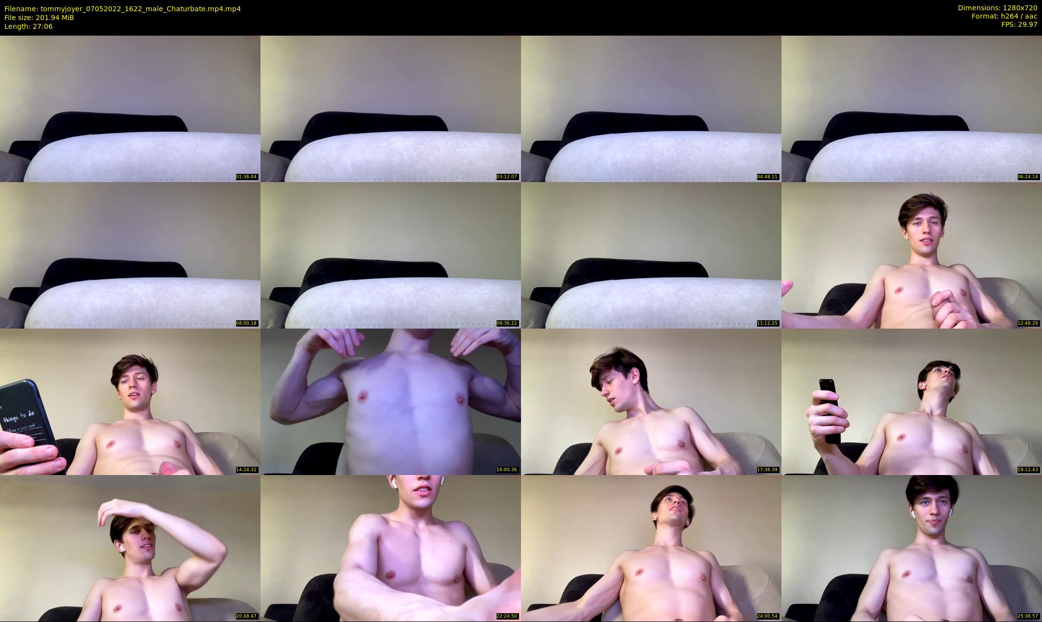 tommyjoyer — 28 minute Chaturbate male cam show recording, 720p, May 7, 2022