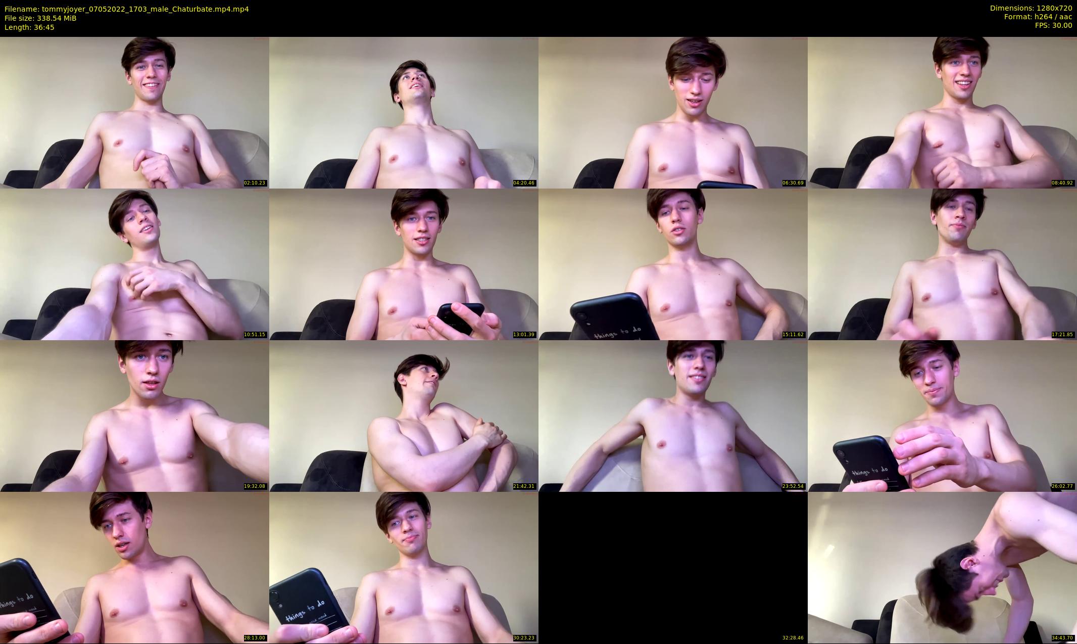 tommyjoyer — 37 minute Chaturbate male cam show recording, 720p, May 7, 2022