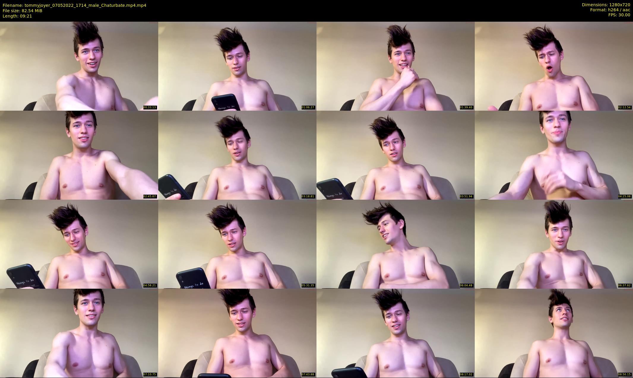 tommyjoyer — 10 minute Chaturbate male cam show recording, 720p, May 7, 2022