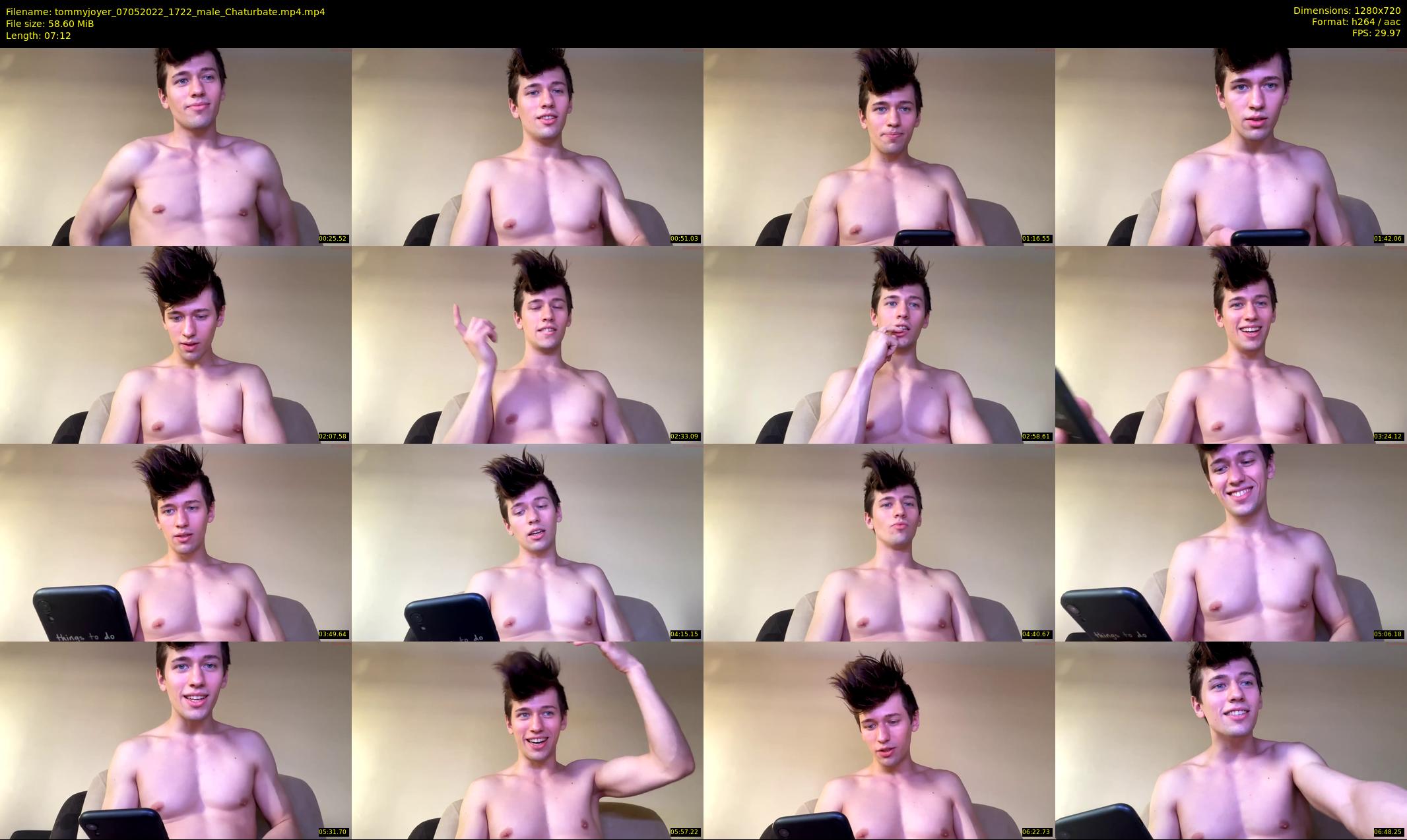 tommyjoyer — 8 minute Chaturbate male cam show recording, 720p, May 7, 2022
