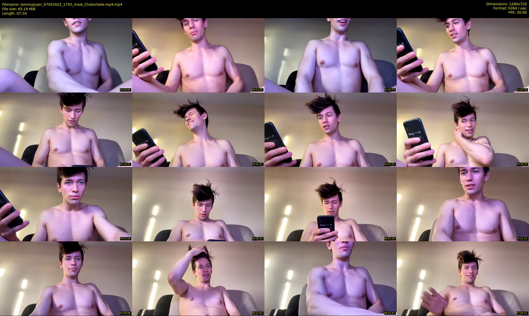 tommyjoyer — 8 minute Chaturbate male cam show recording, 720p, May 7, 2022
