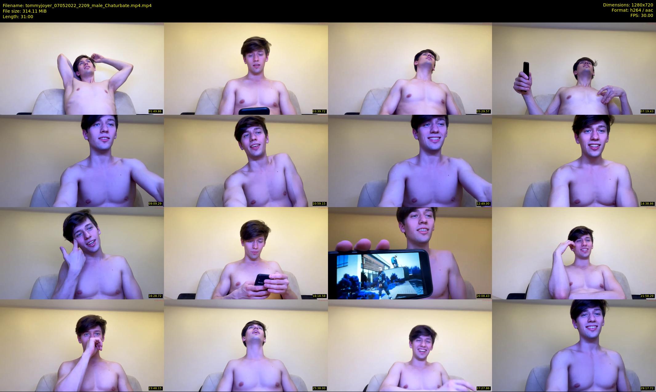 tommyjoyer — 31 minute Chaturbate male cam show recording, 720p, May 7, 2022