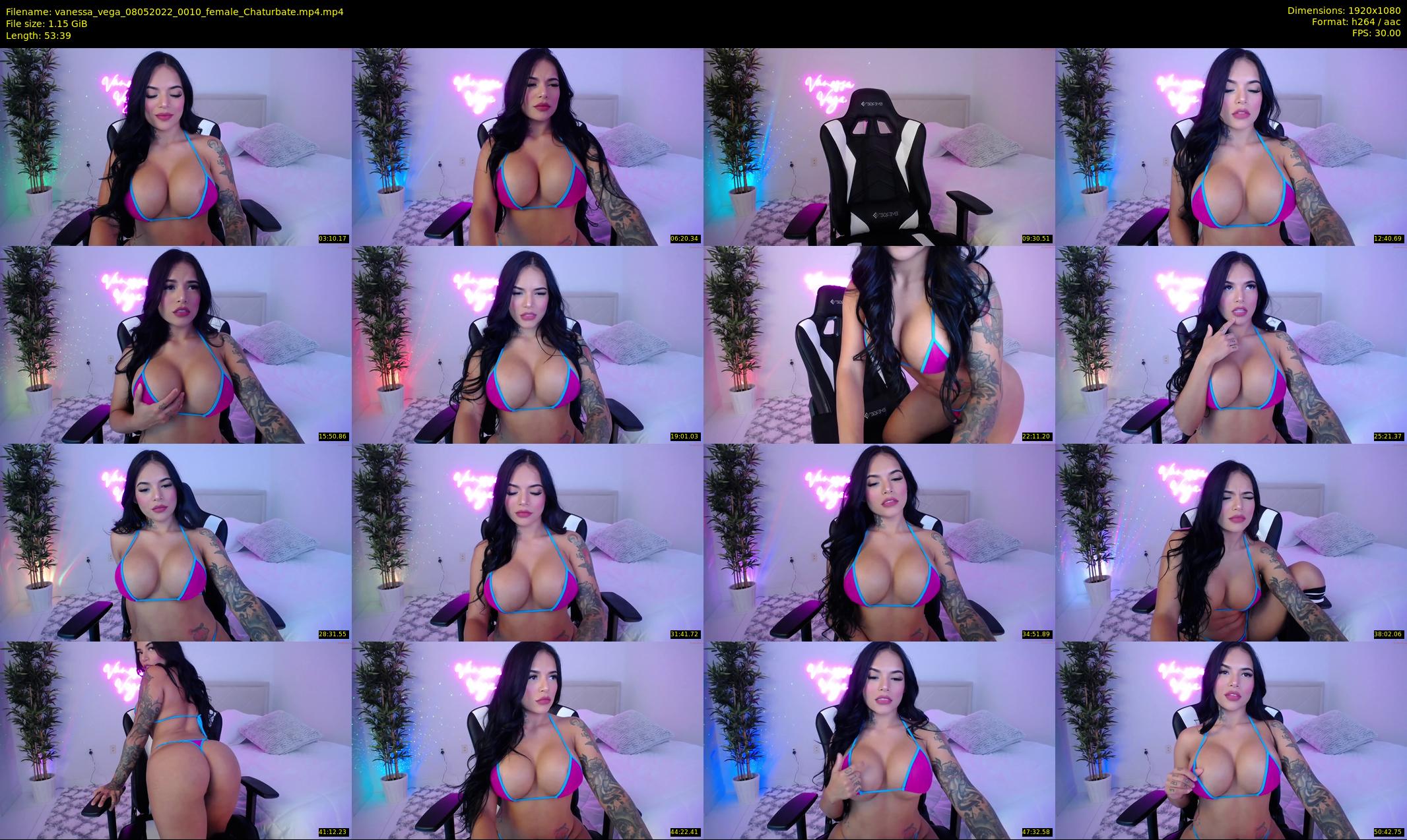 vanessa_vega — 54 minute Chaturbate female cam show recording, 1080p, May 8, 2022