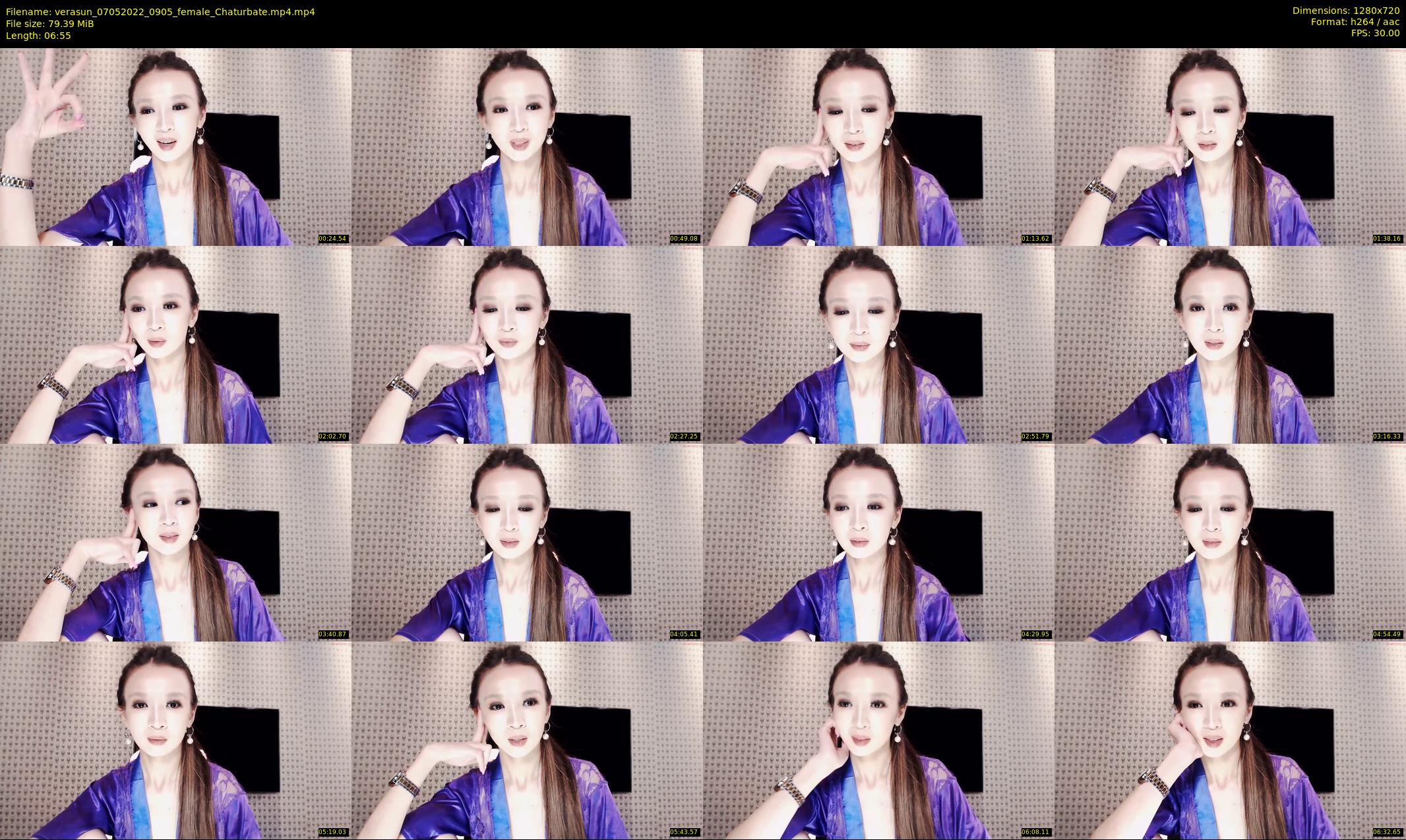 verasun — 7 minute Chaturbate female cam show recording, 720p, May 7, 2022