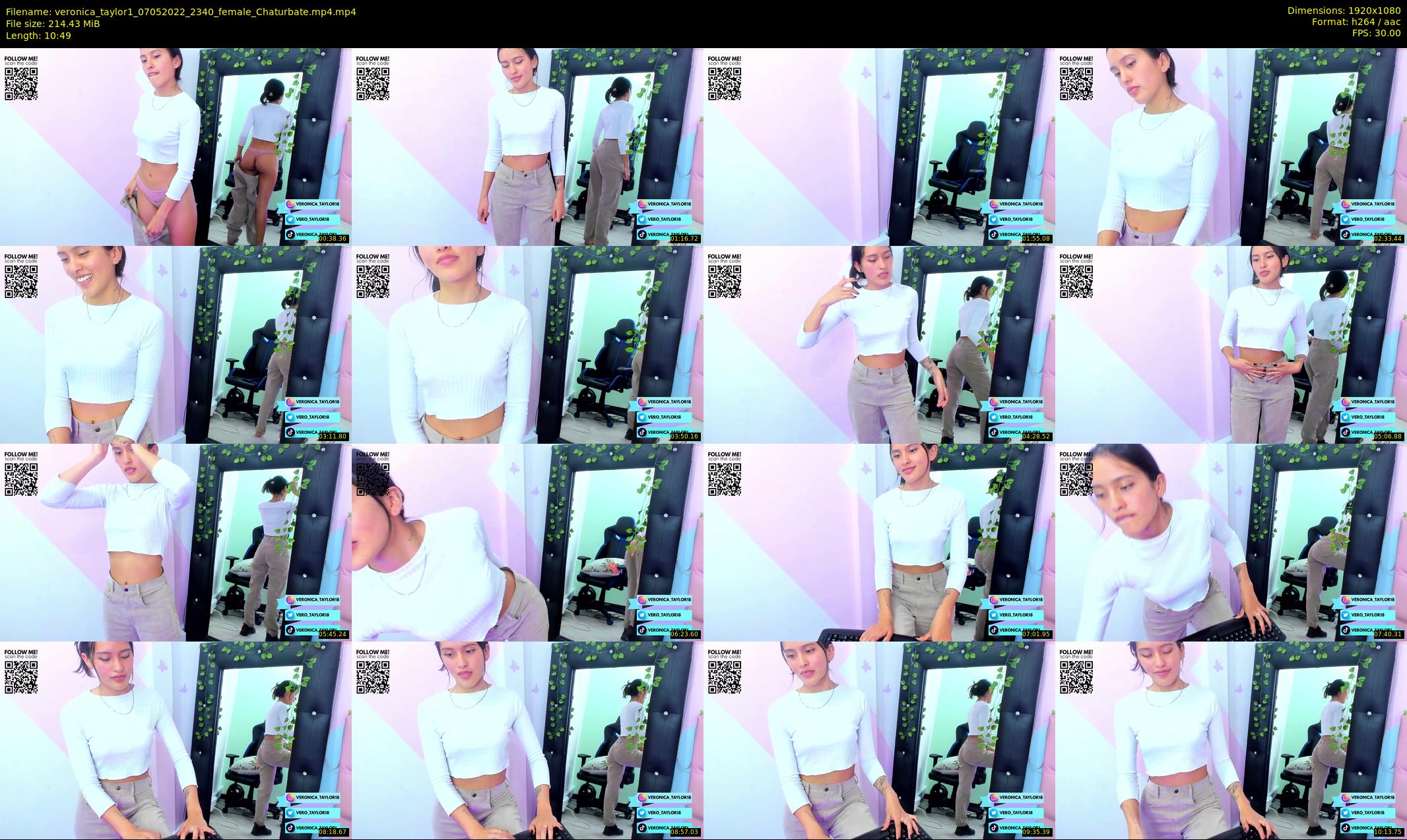 veronica_taylor1 — 11 minute Chaturbate female cam show recording, 1080p, May 7, 2022