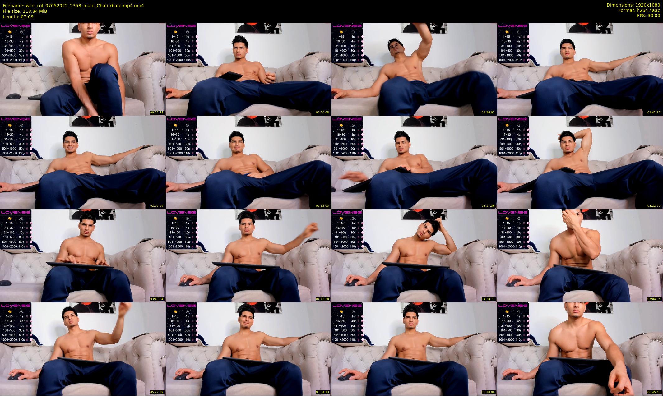 wild_col — 8 minute Chaturbate male cam show recording, 1080p, May 7, 2022